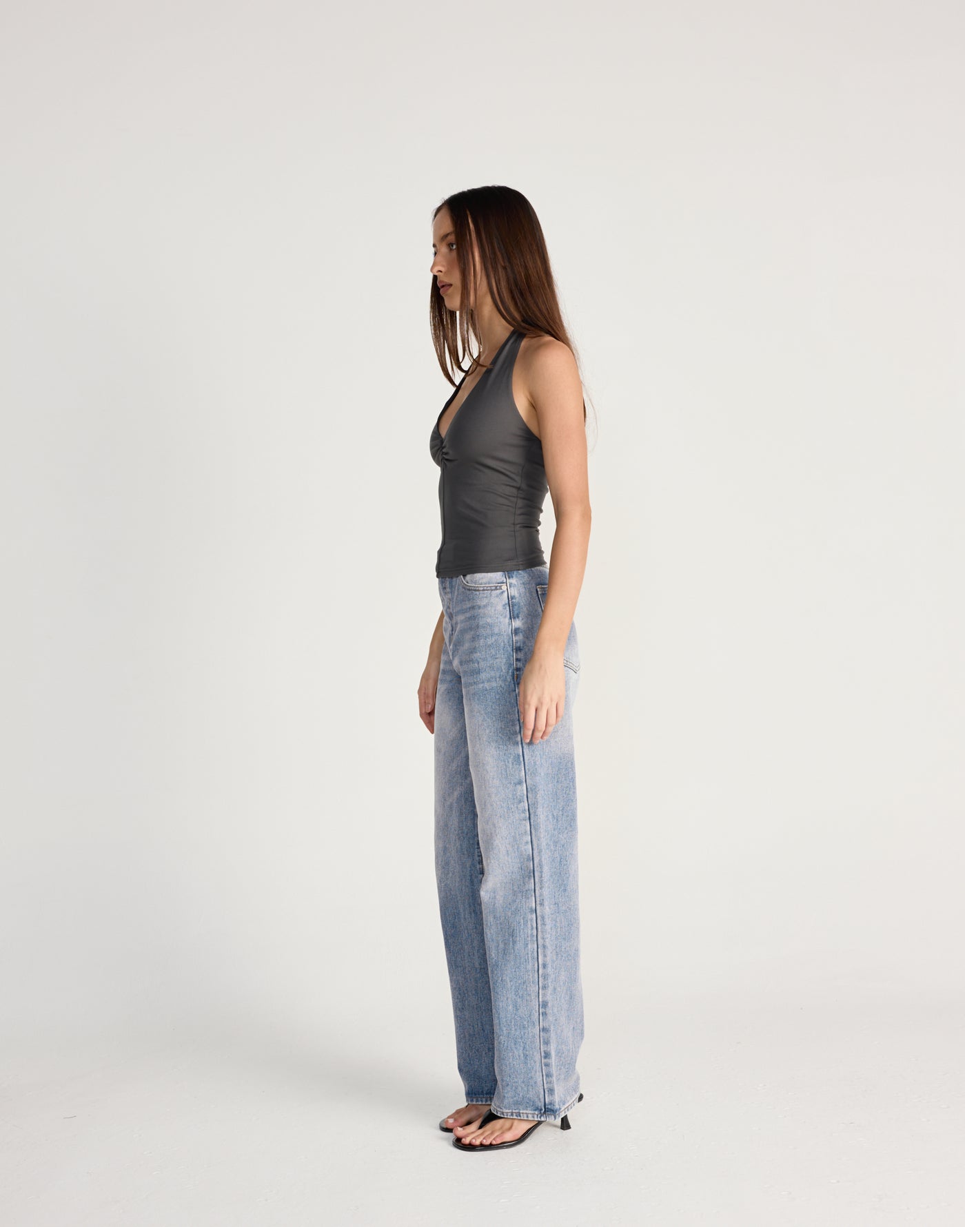 Marina Top (Slate) - - Women's Top - Charcoal Clothing