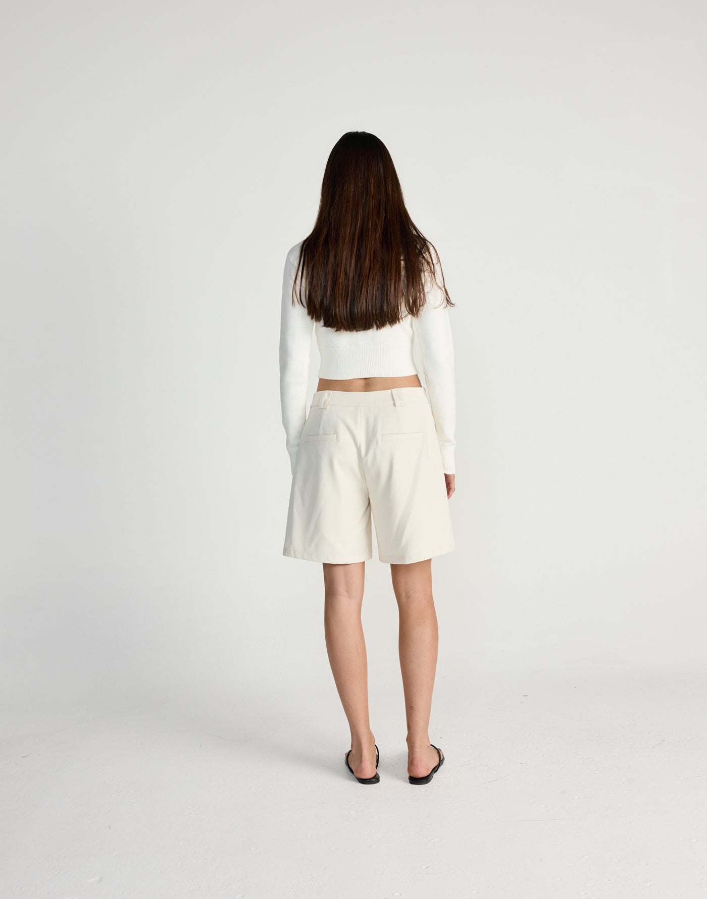 Fireside Top (Off White) - CHARCOAL EXCLUSIVE - Knit long sleeve top with button closure - Women's Top - Charcoal Clothing