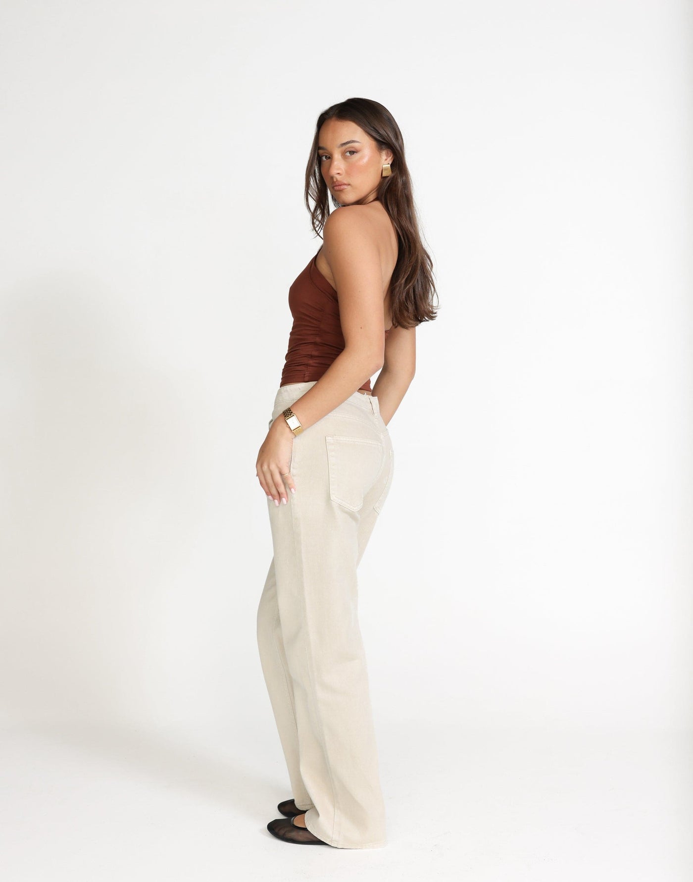 Fiore Top (Nutshell) | CHARCOAL Exclusive - - Women's Top - Charcoal Clothing