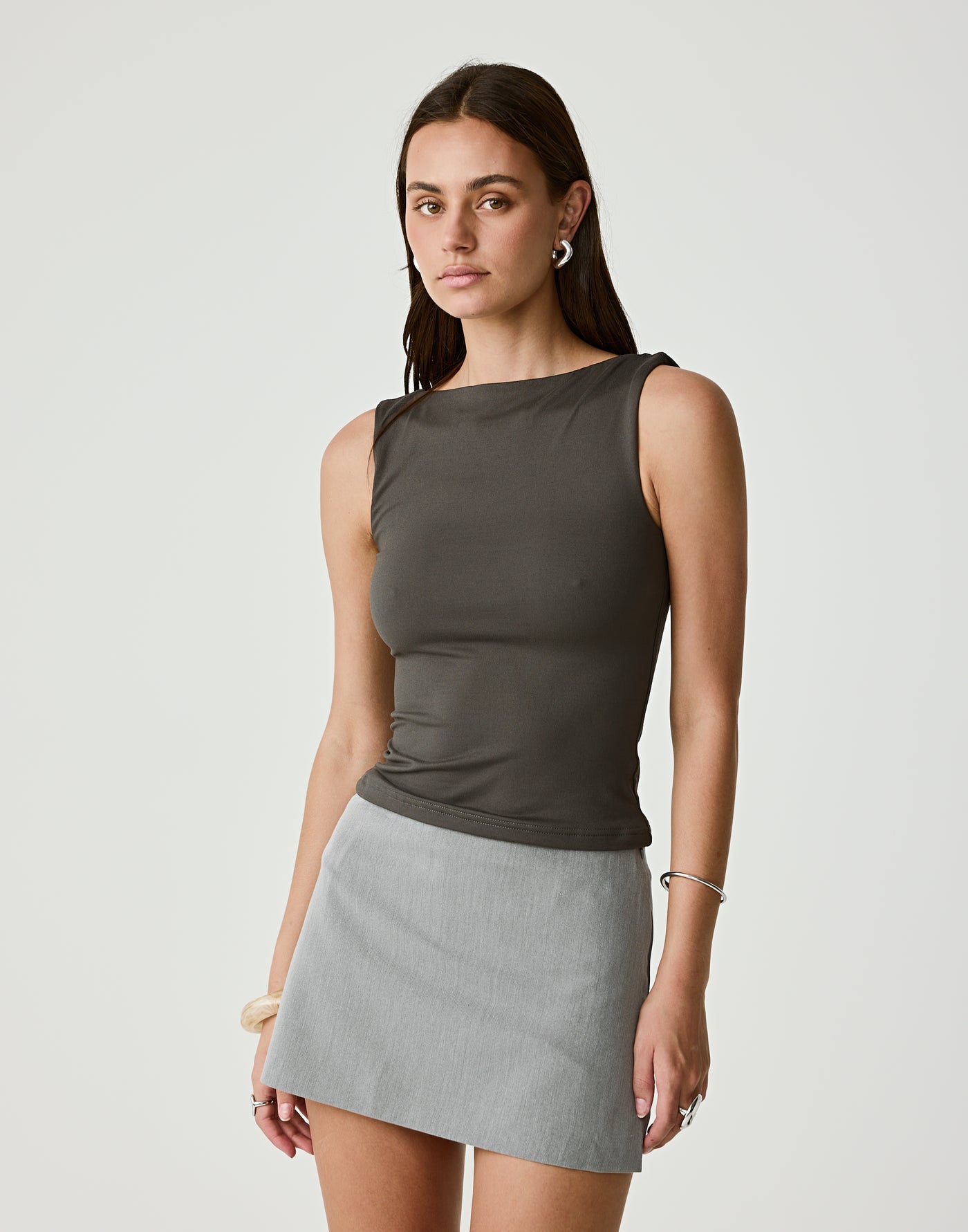  - Women's Top - Charcoal Clothing