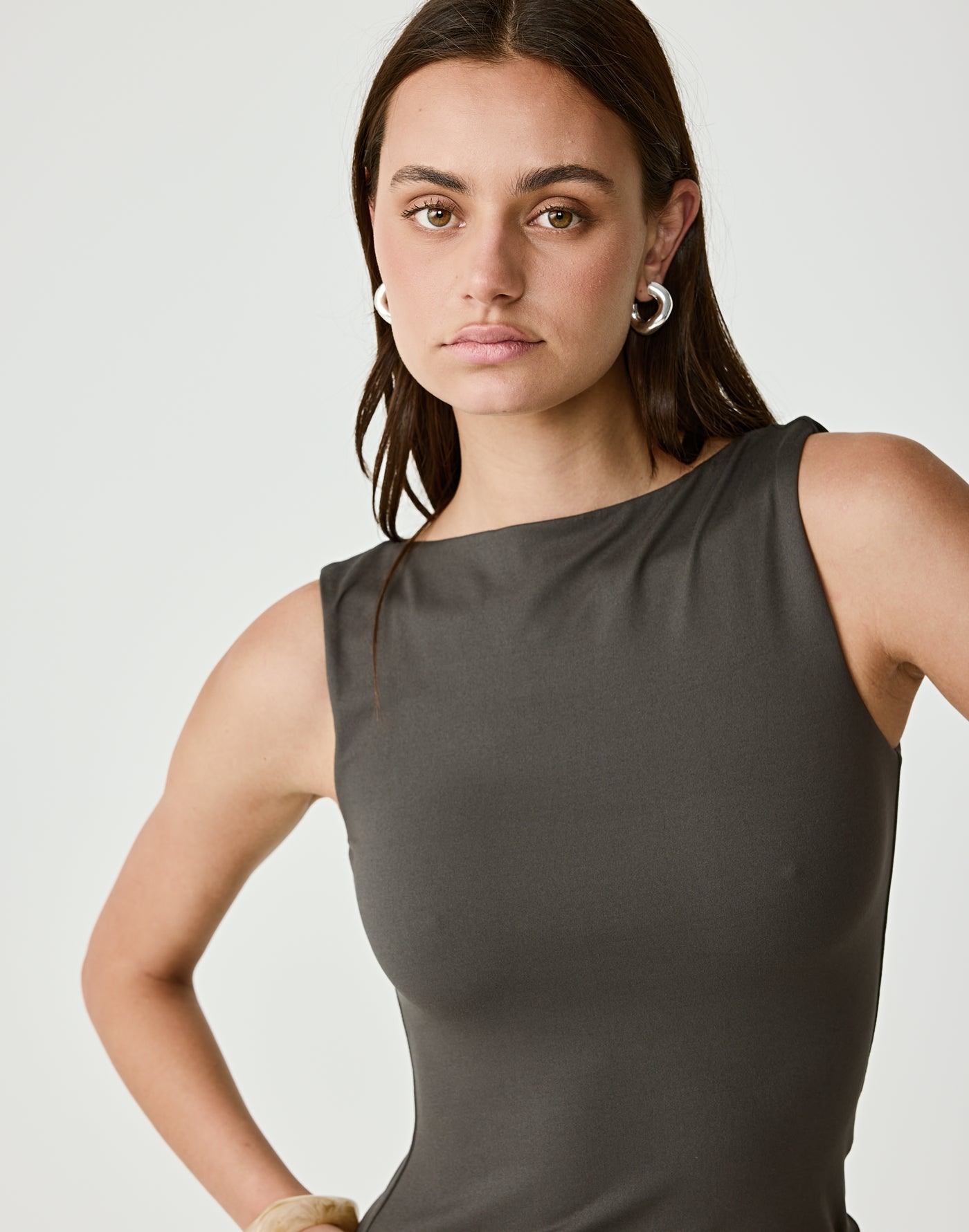  - Women's Top - Charcoal Clothing