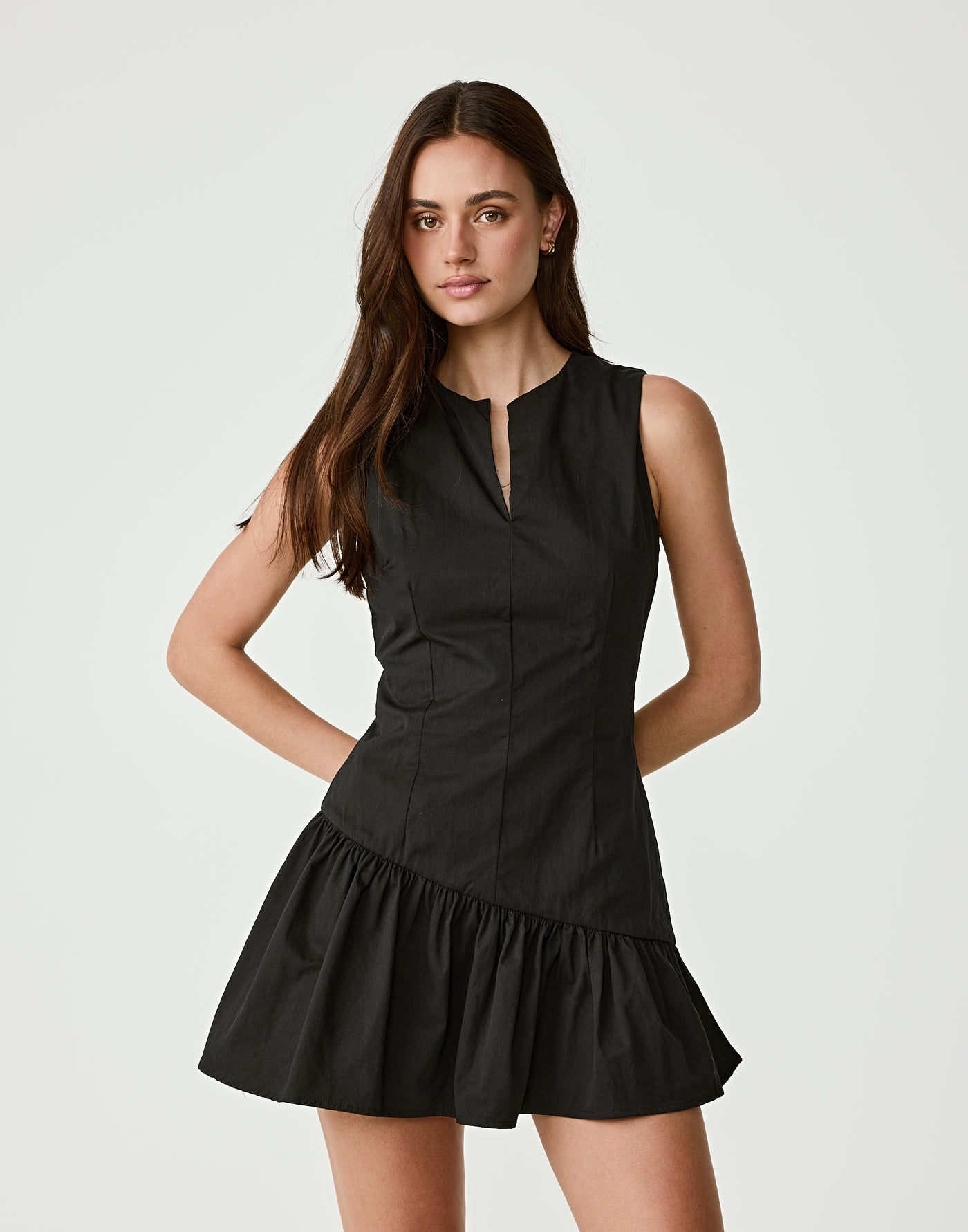  - Women's Dress - Charcoal Clothing