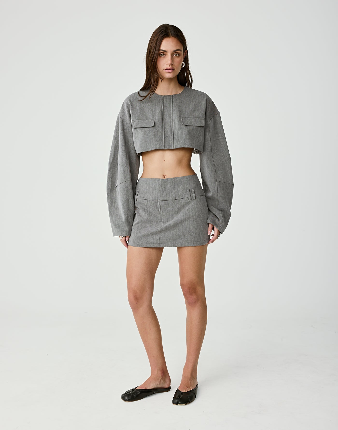  - Women's Top - Charcoal Clothing
