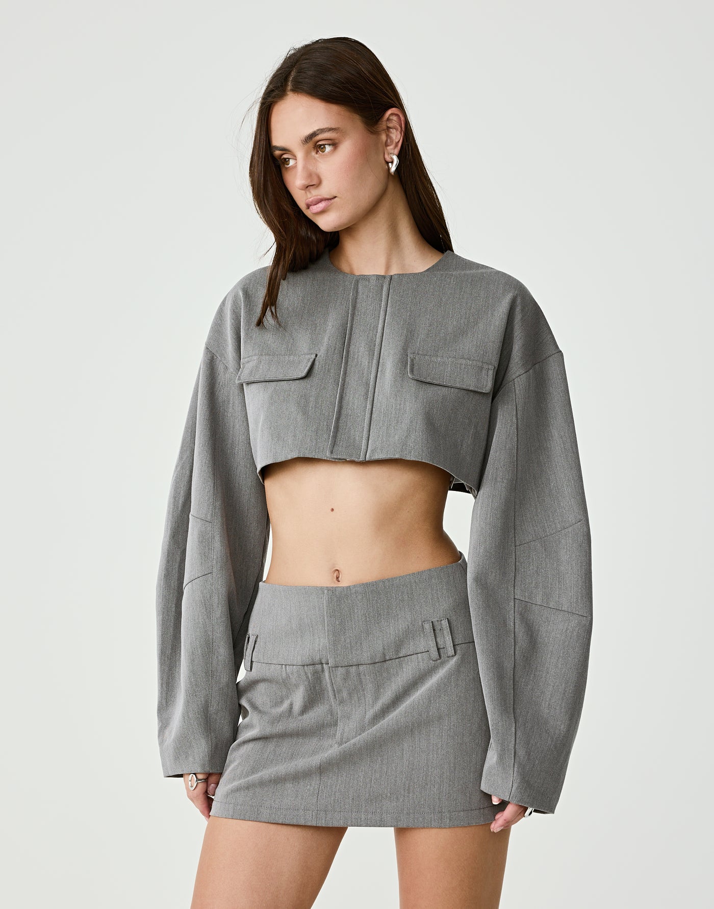  - Women's Top - Charcoal Clothing