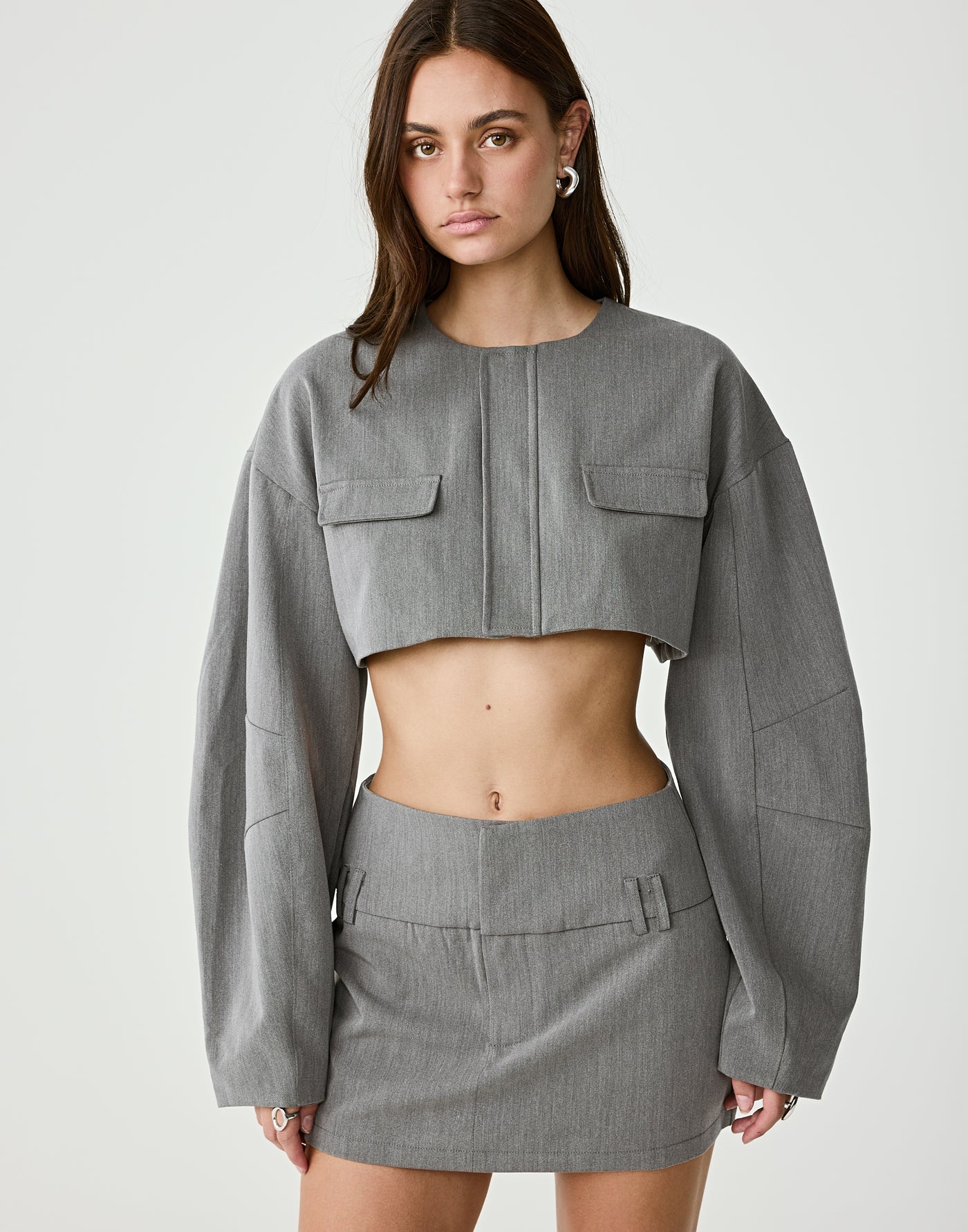  - Women's Top - Charcoal Clothing