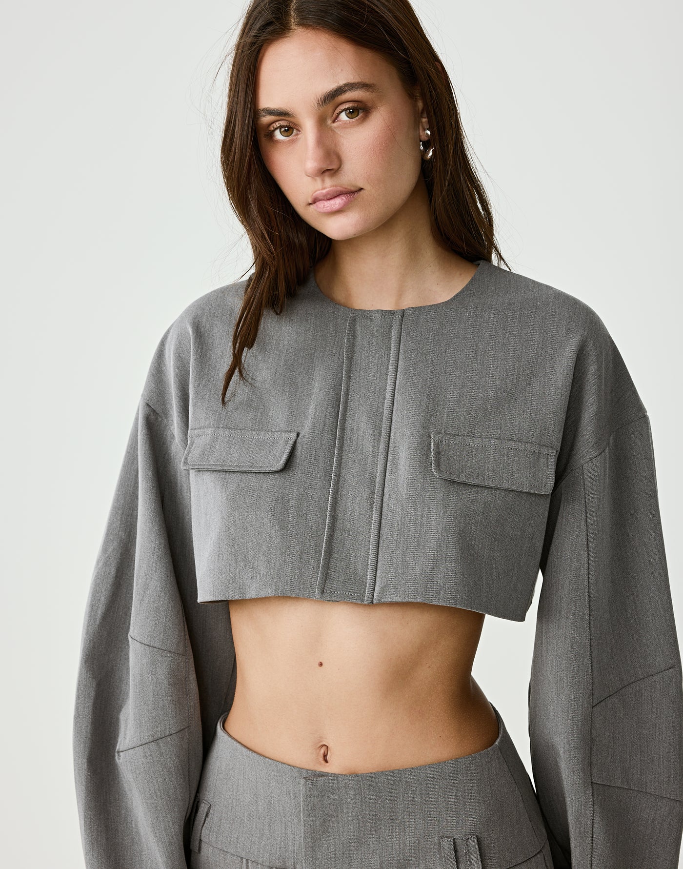  - Women's Top - Charcoal Clothing