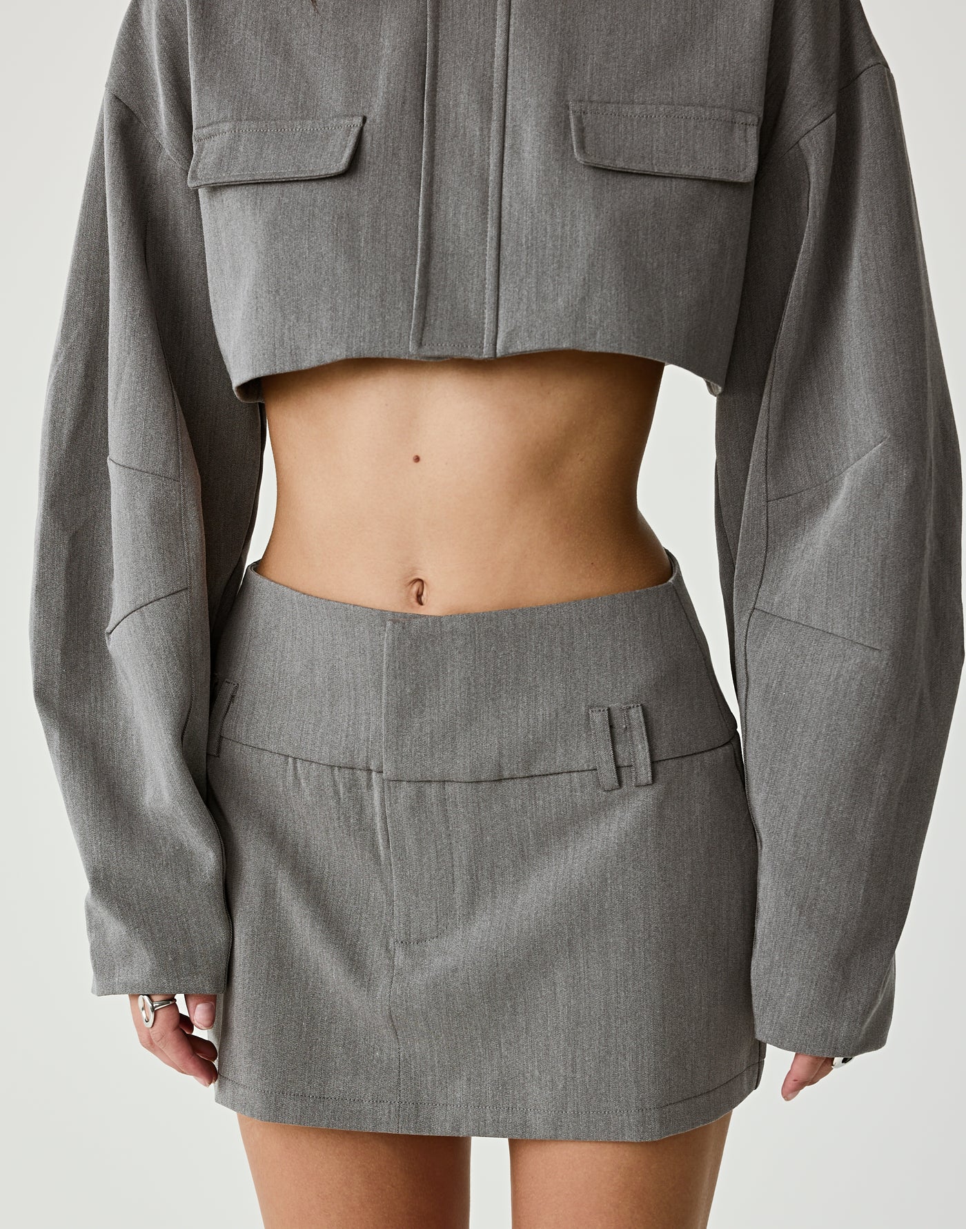  - Women's Skirt - Charcoal Clothing