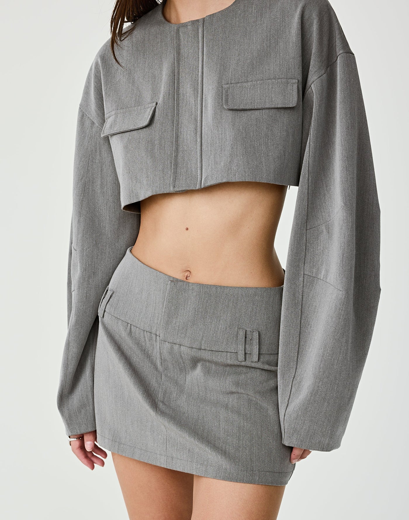  - Women's Skirt - Charcoal Clothing