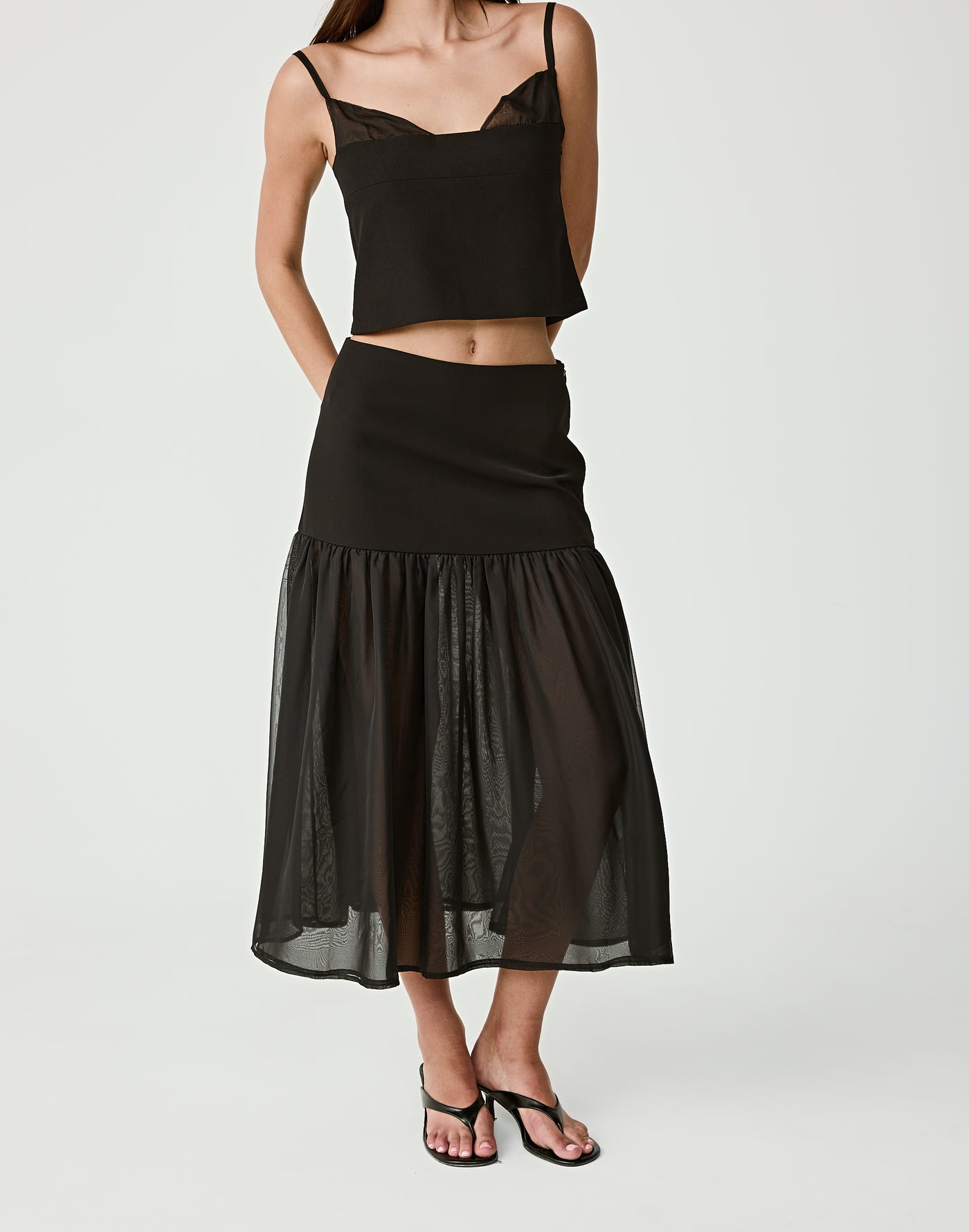  - Women's Skirt - Charcoal Clothing
