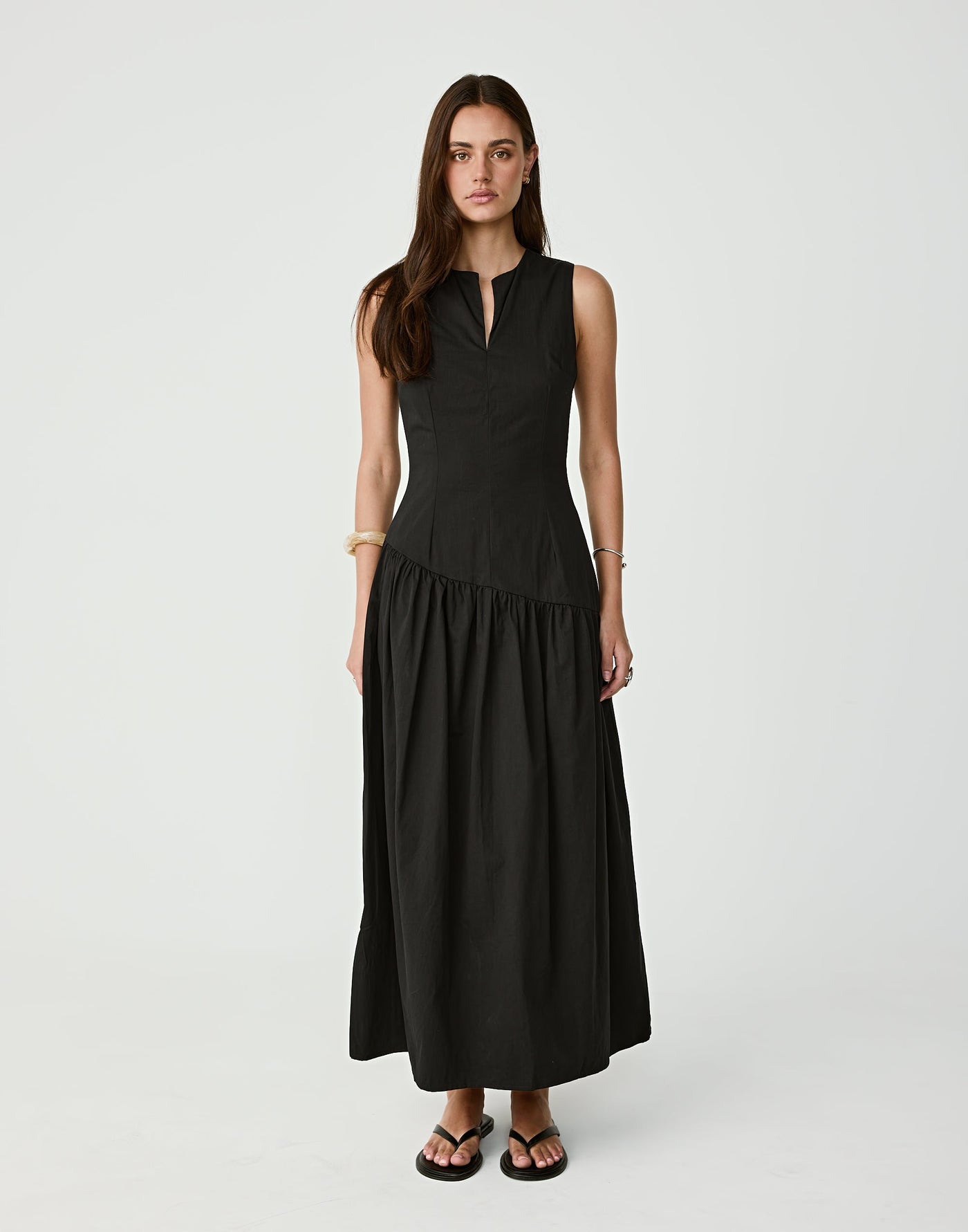  - Women's Dress - Charcoal Clothing