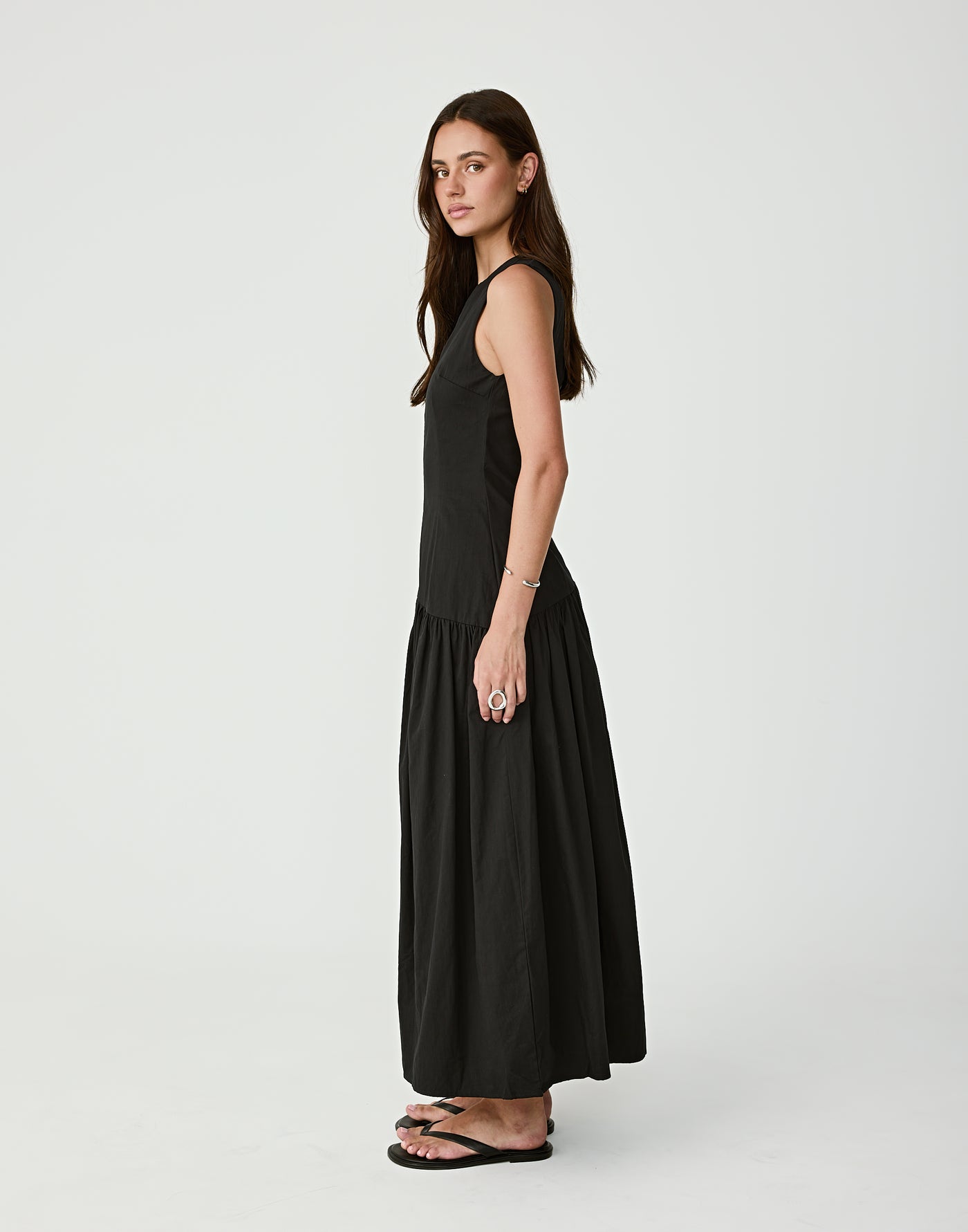  - Women's Dress - Charcoal Clothing