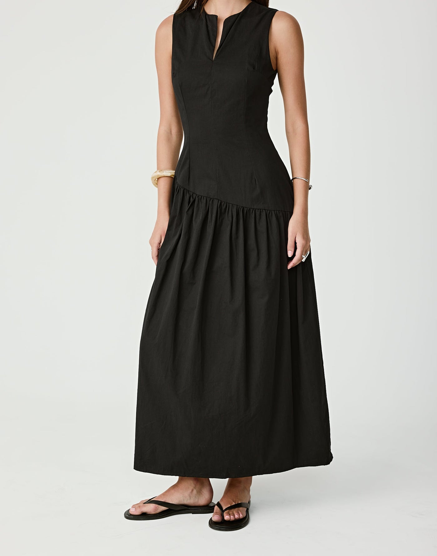  - Women's Dress - Charcoal Clothing