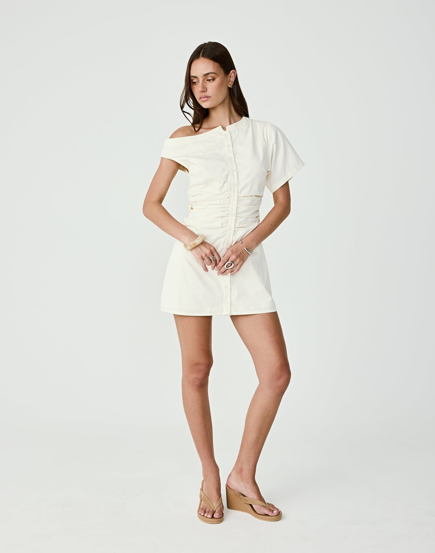  - Women's Dress - Charcoal Clothing