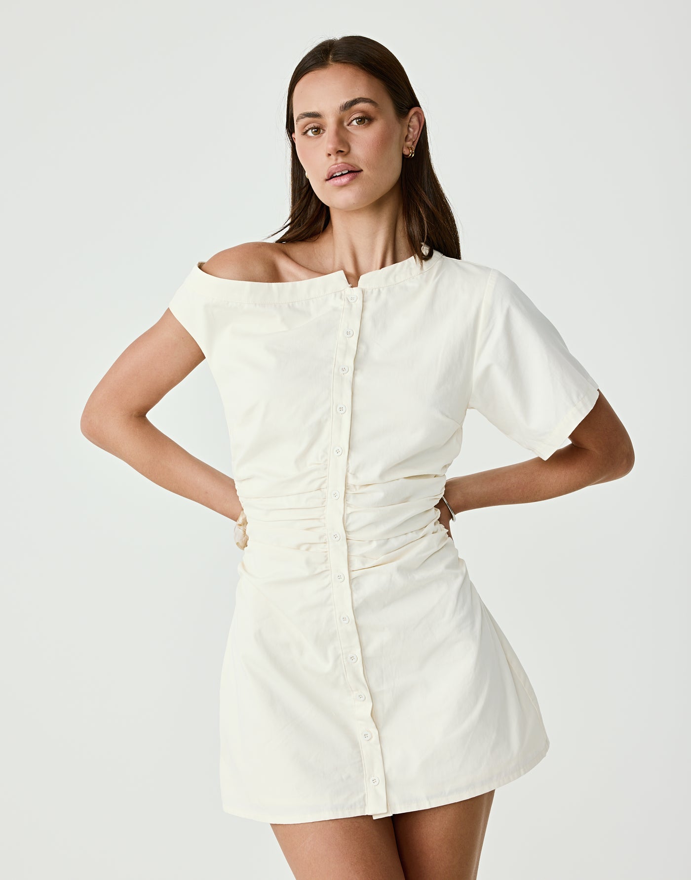  - Women's Dress - Charcoal Clothing
