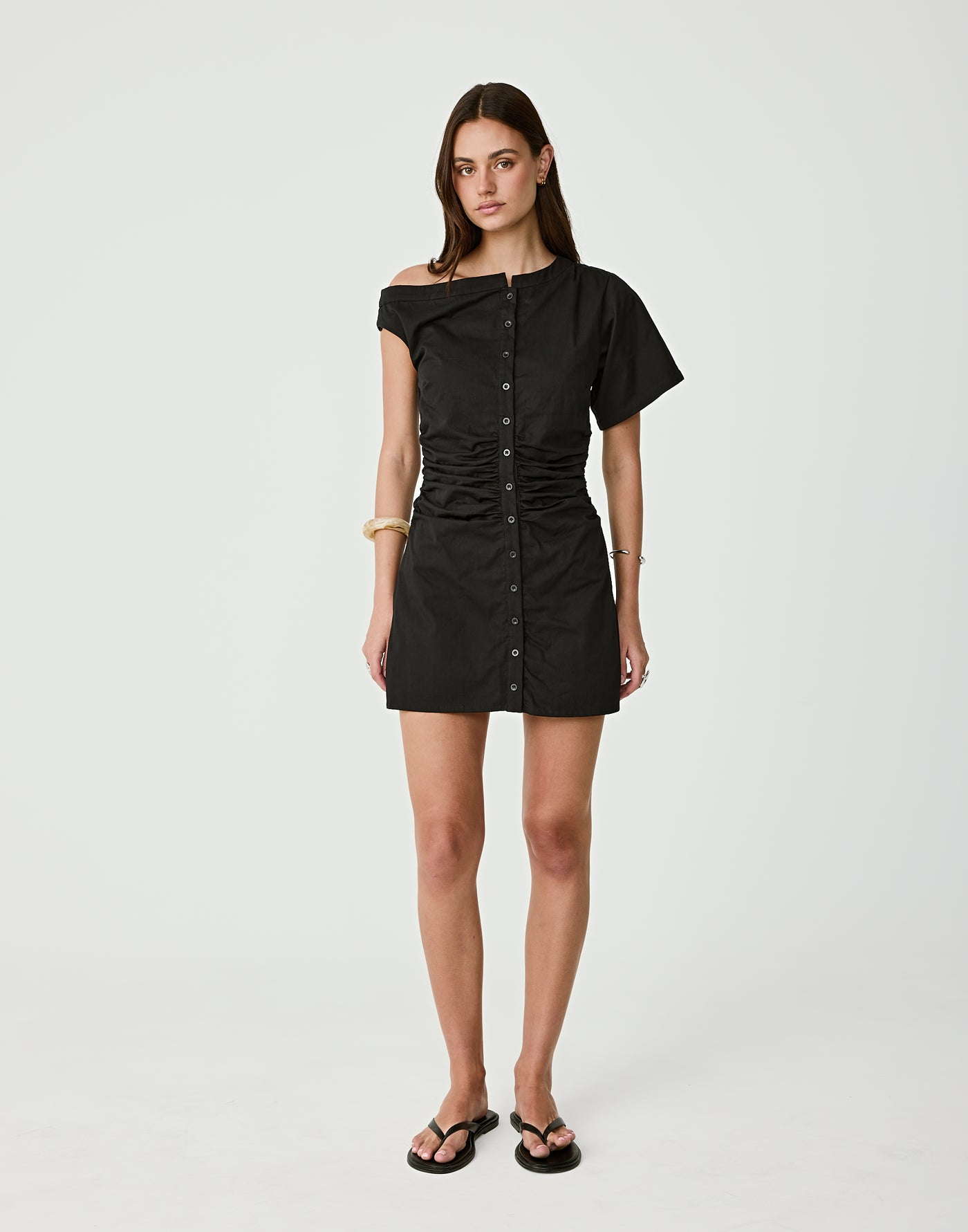  - Women's Dress - Charcoal Clothing