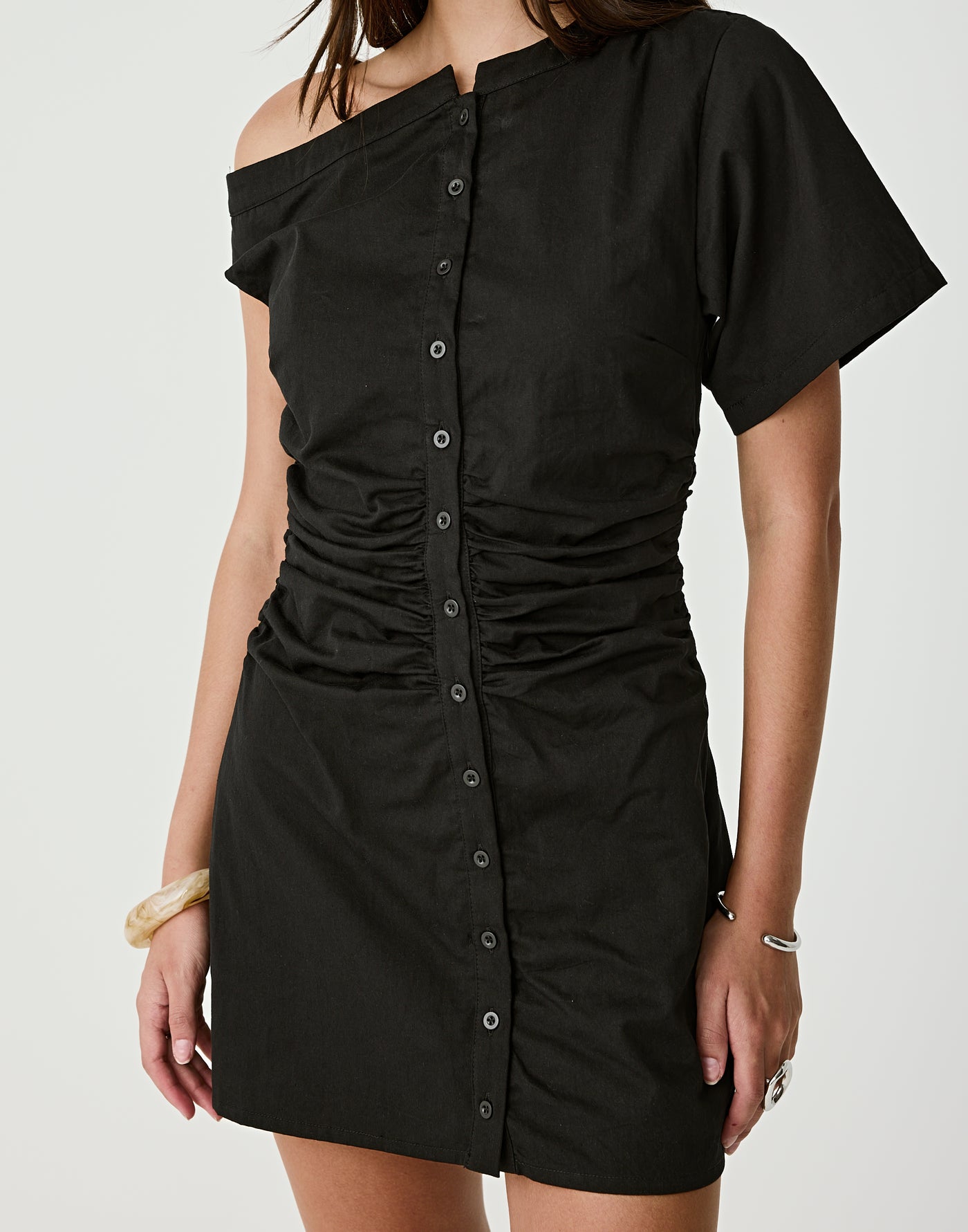  - Women's Dress - Charcoal Clothing
