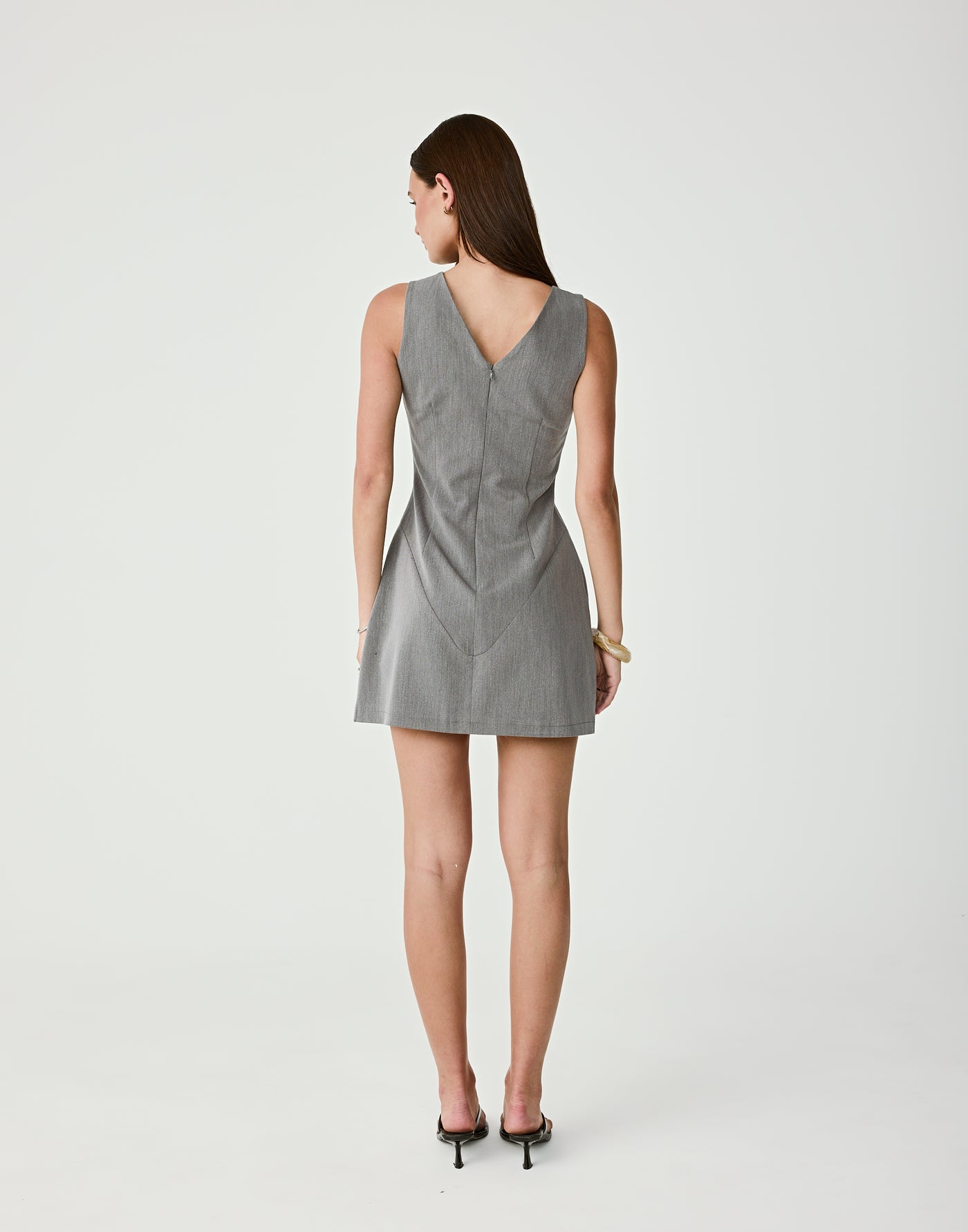  - Women's Dress - Charcoal Clothing
