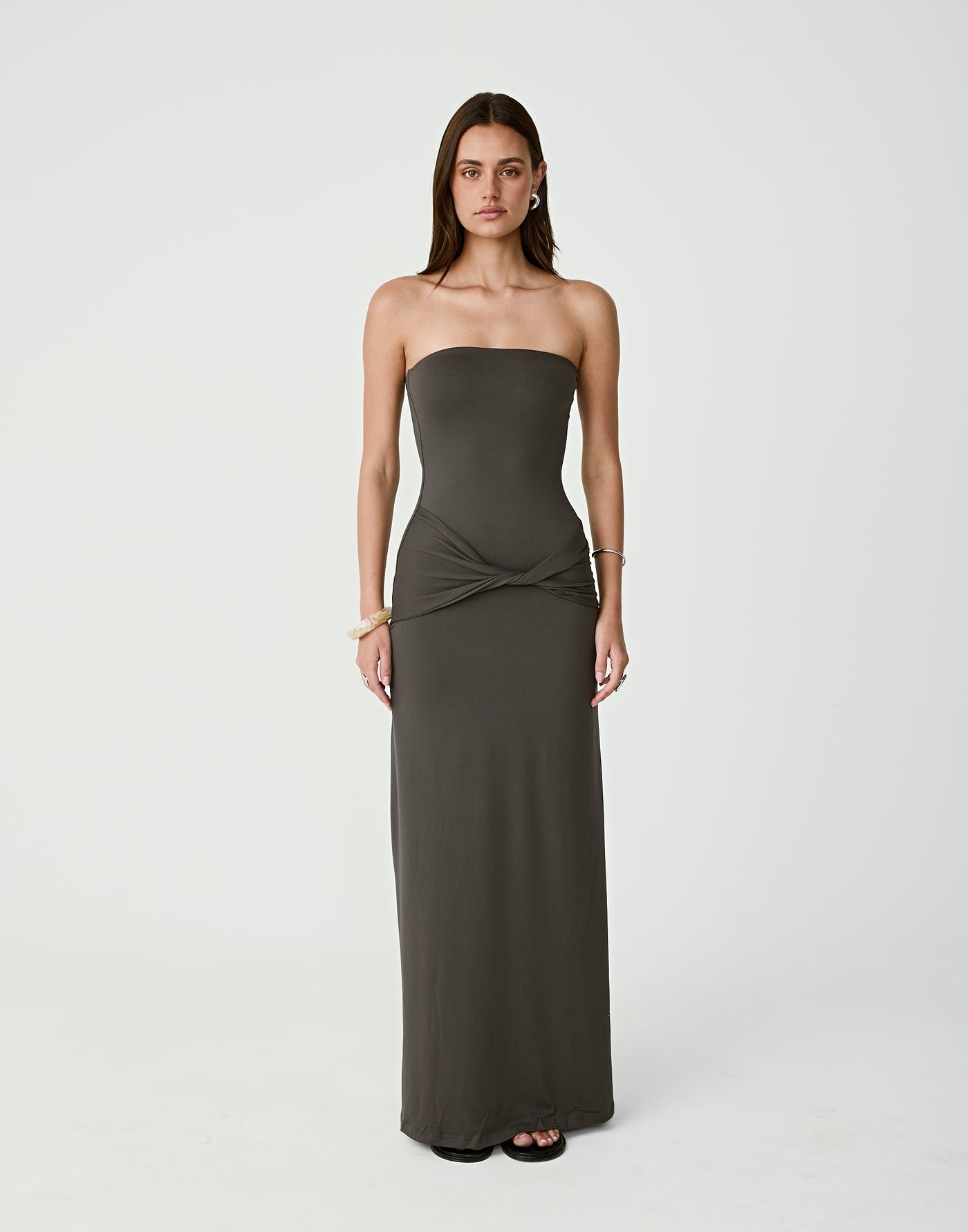  - Women's Dress - Charcoal Clothing