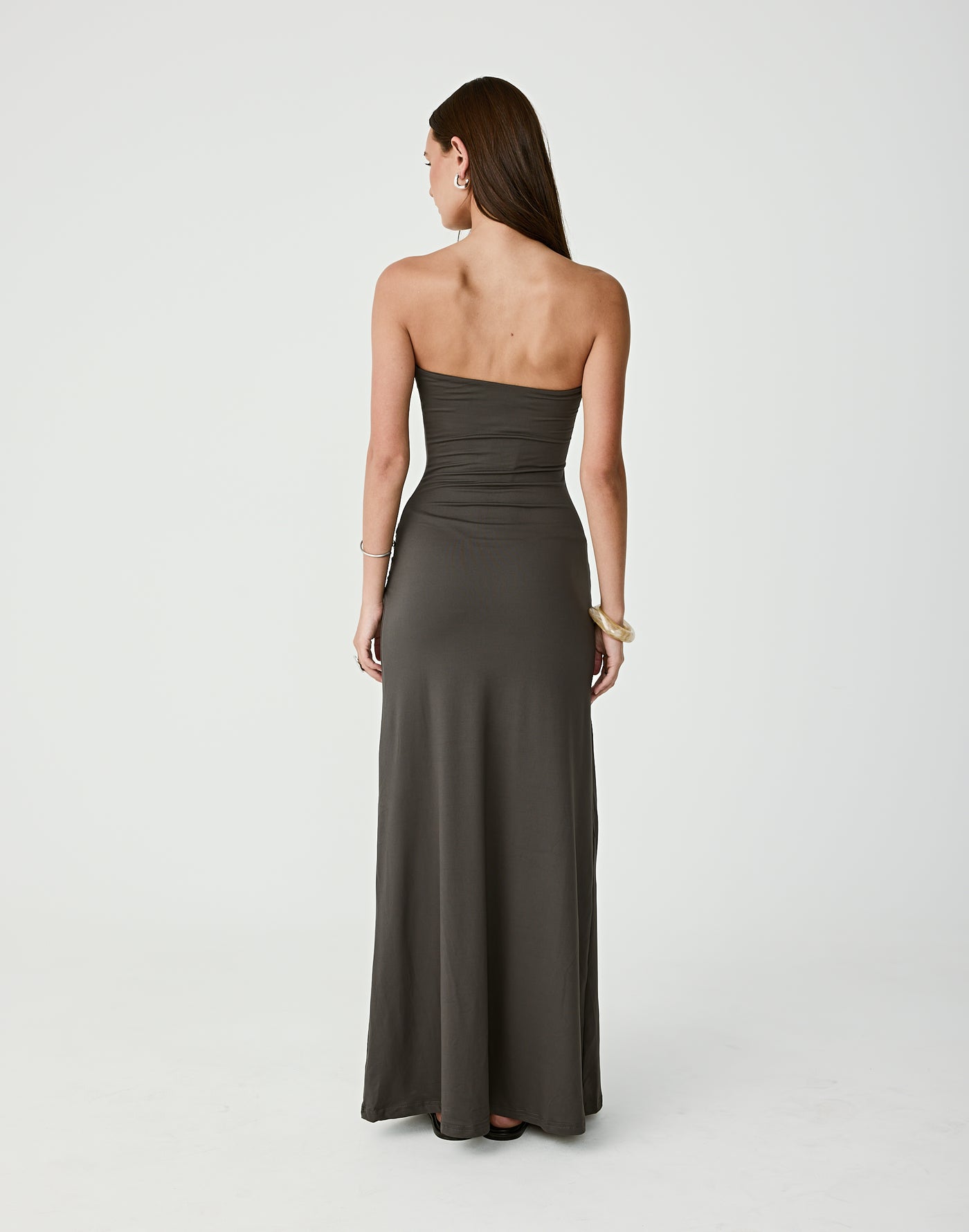  - Women's Dress - Charcoal Clothing