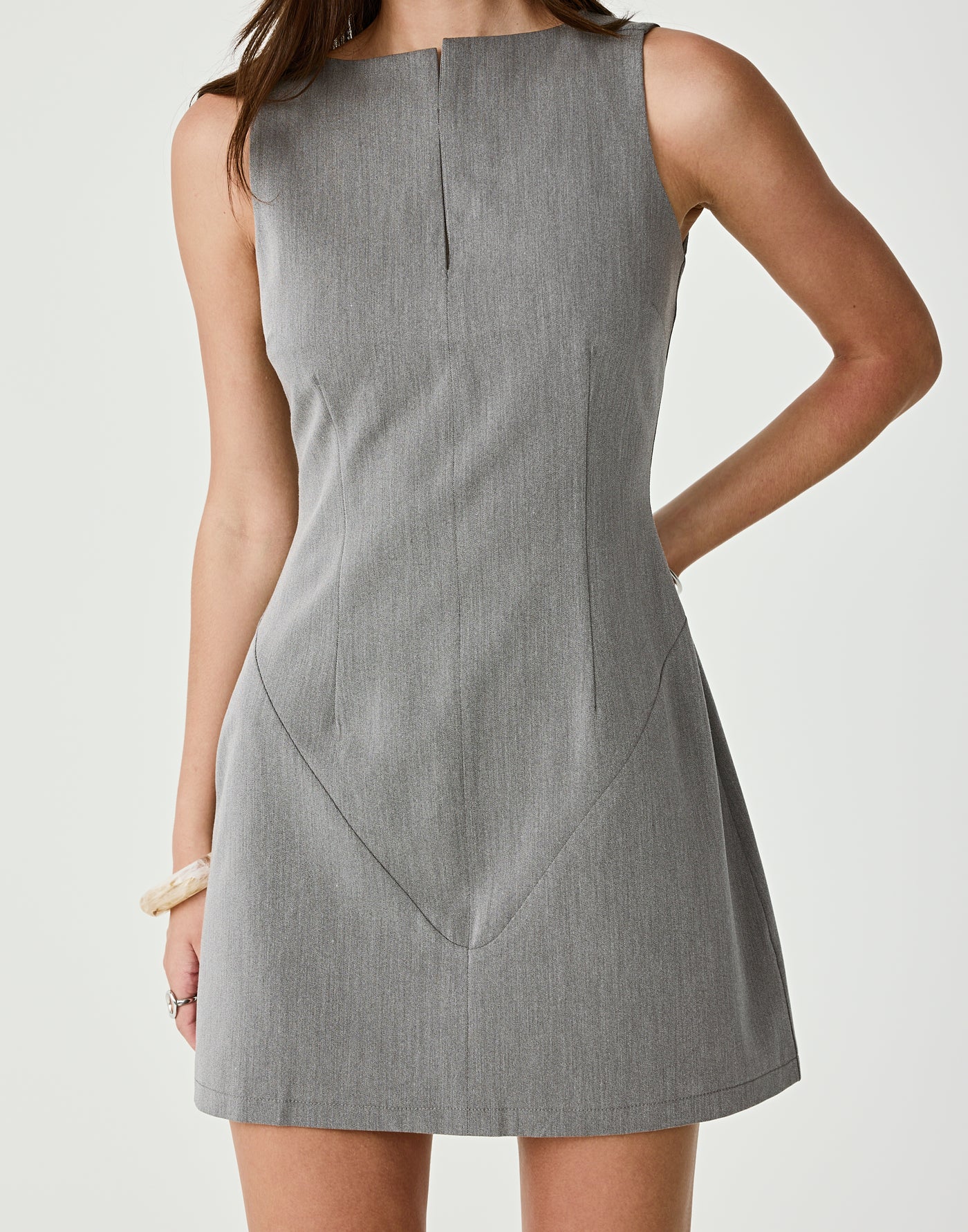  - Women's Dress - Charcoal Clothing