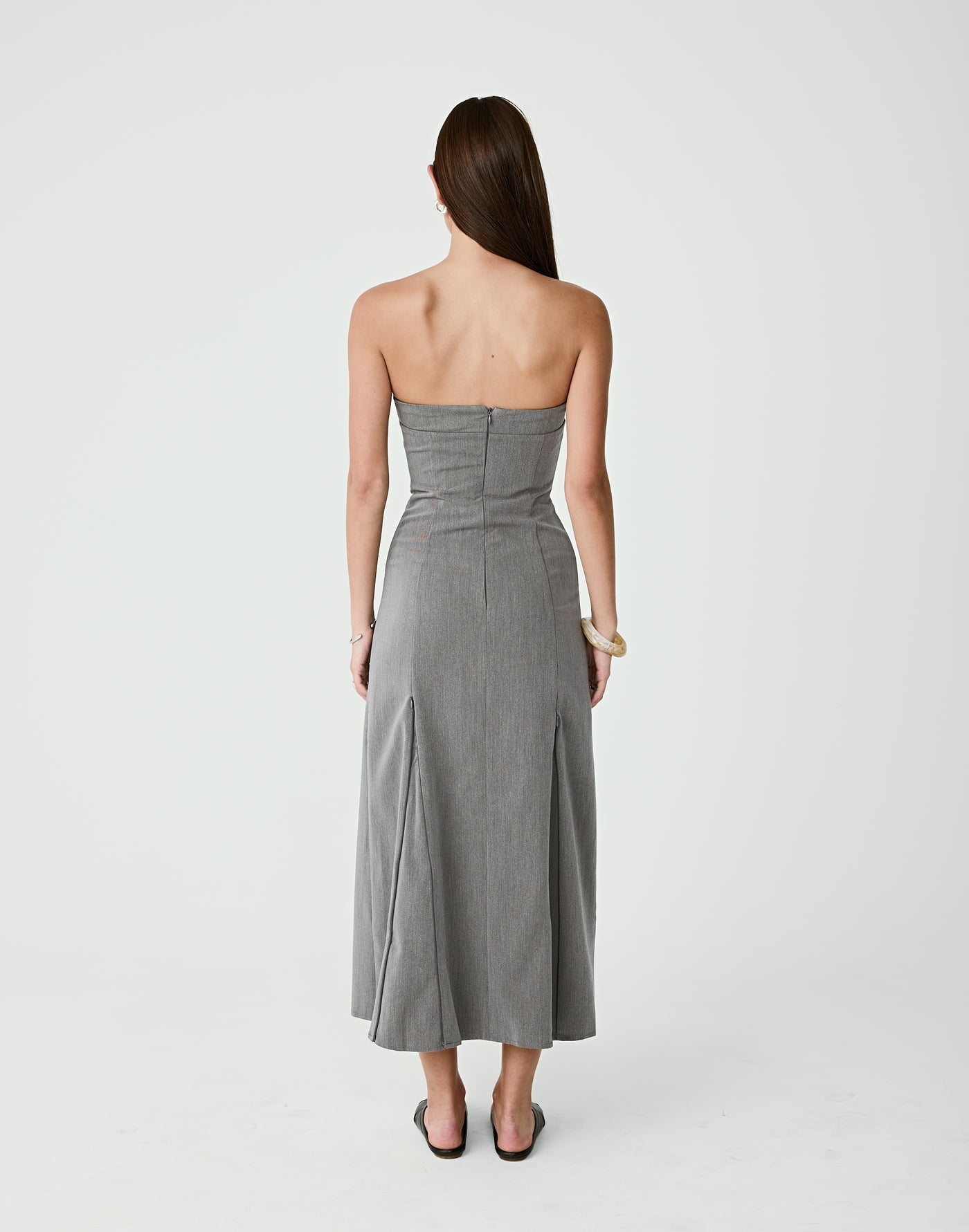  - Women's Dress - Charcoal Clothing