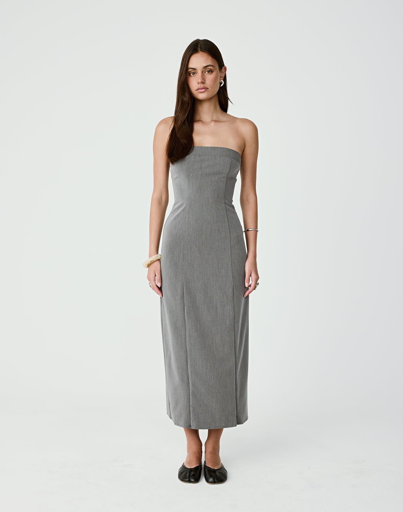  - Women's Dress - Charcoal Clothing