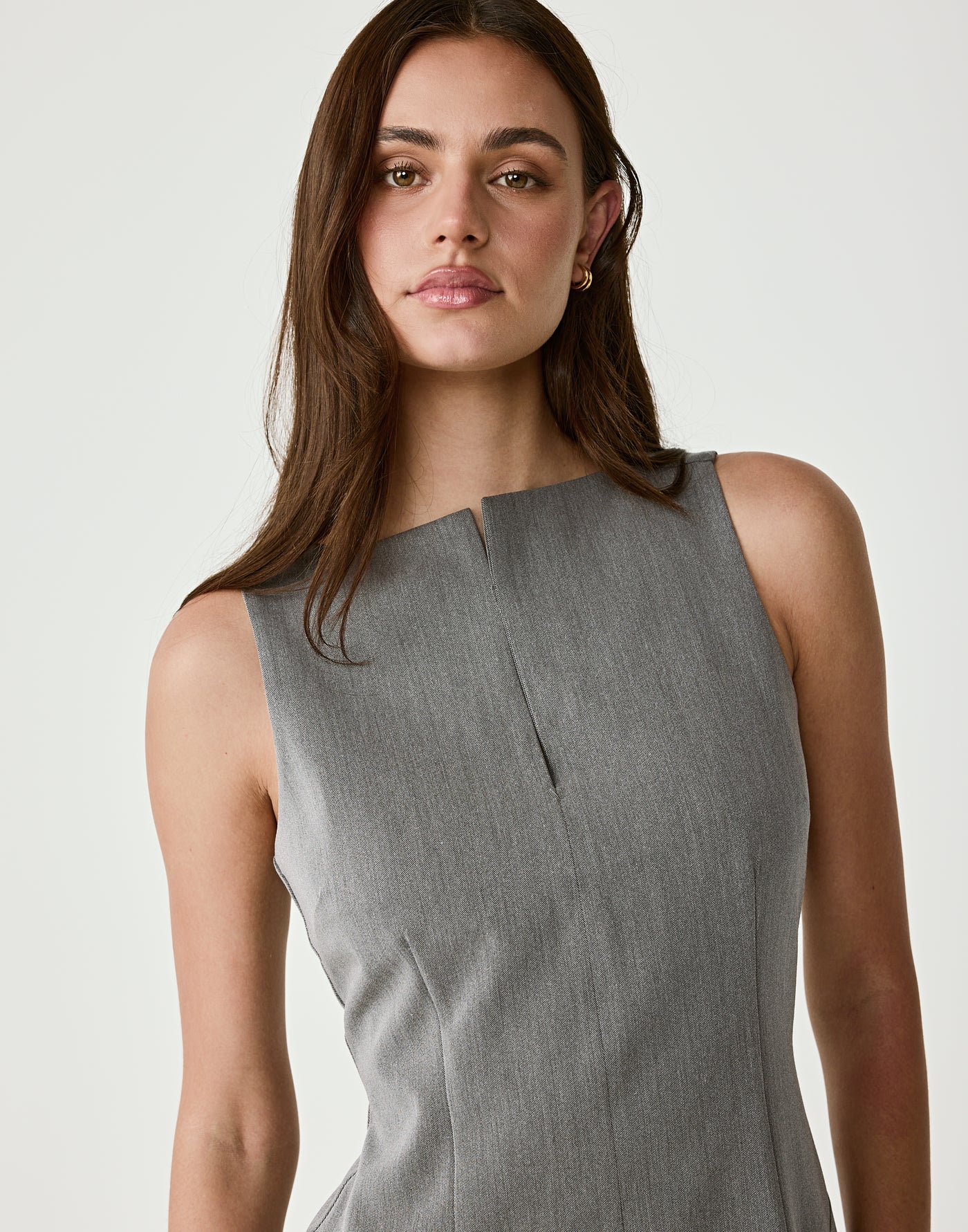  - Women's Dress - Charcoal Clothing