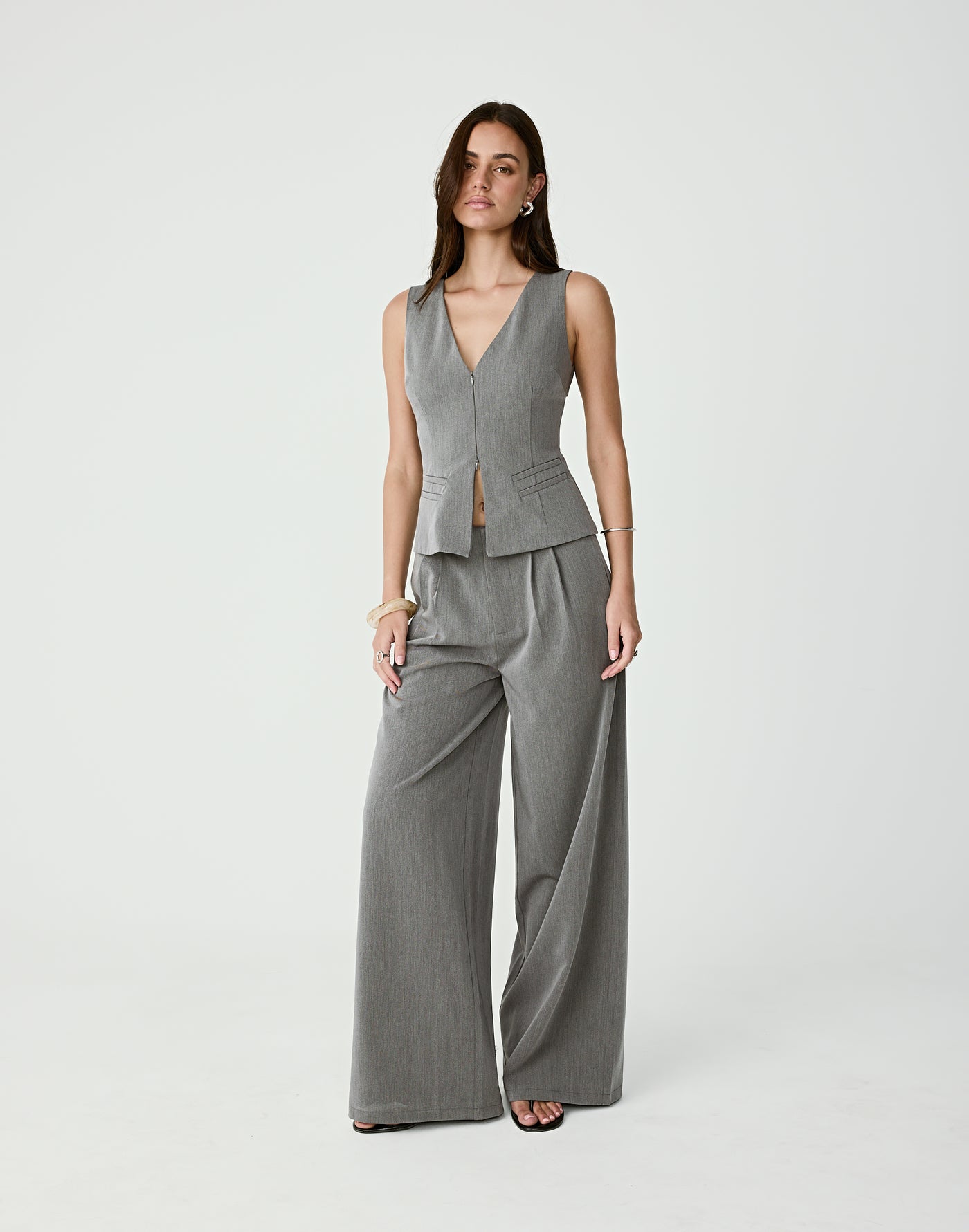  - Women's Top - Charcoal Clothing