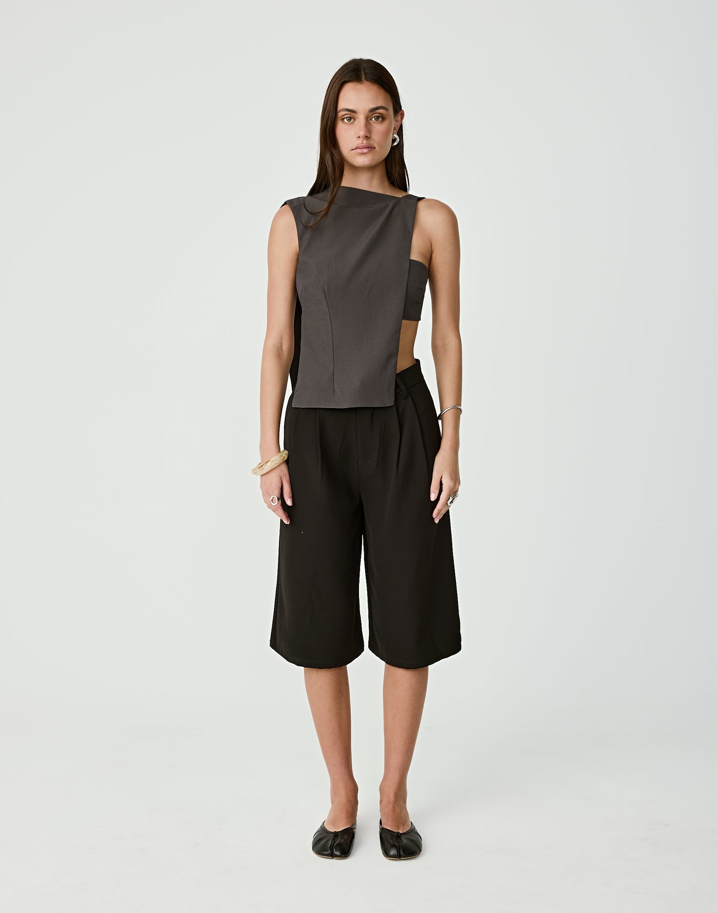 - Women's Top - Charcoal Clothing