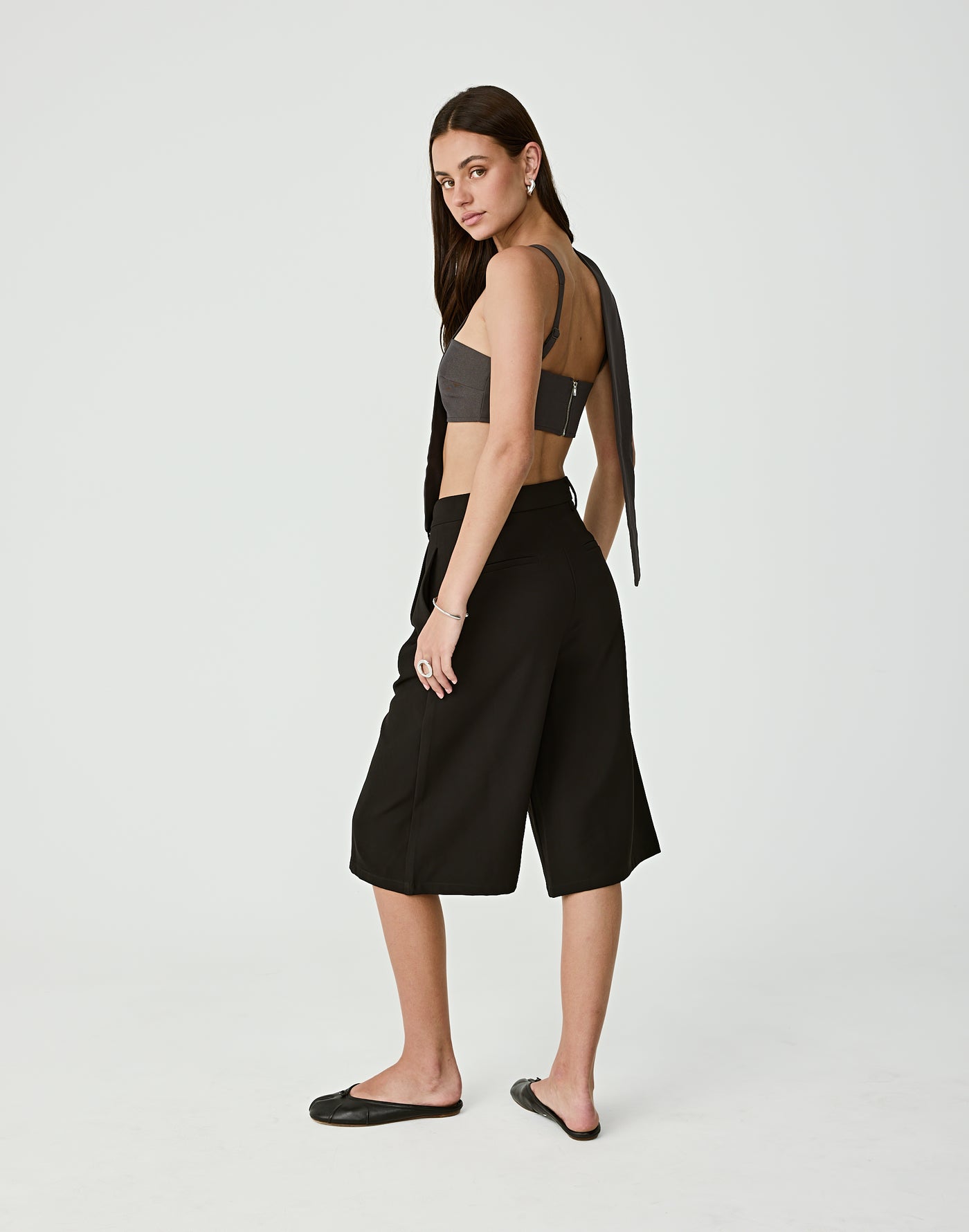  - Women's Top - Charcoal Clothing