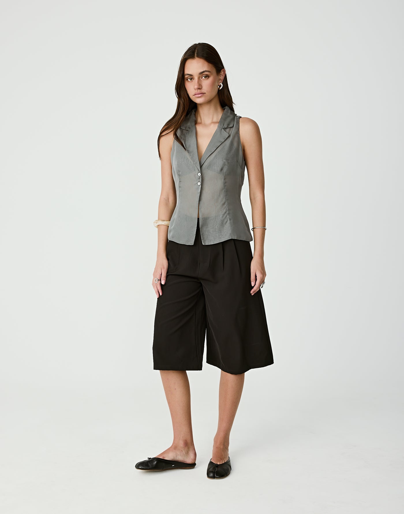  - Women's Top - Charcoal Clothing