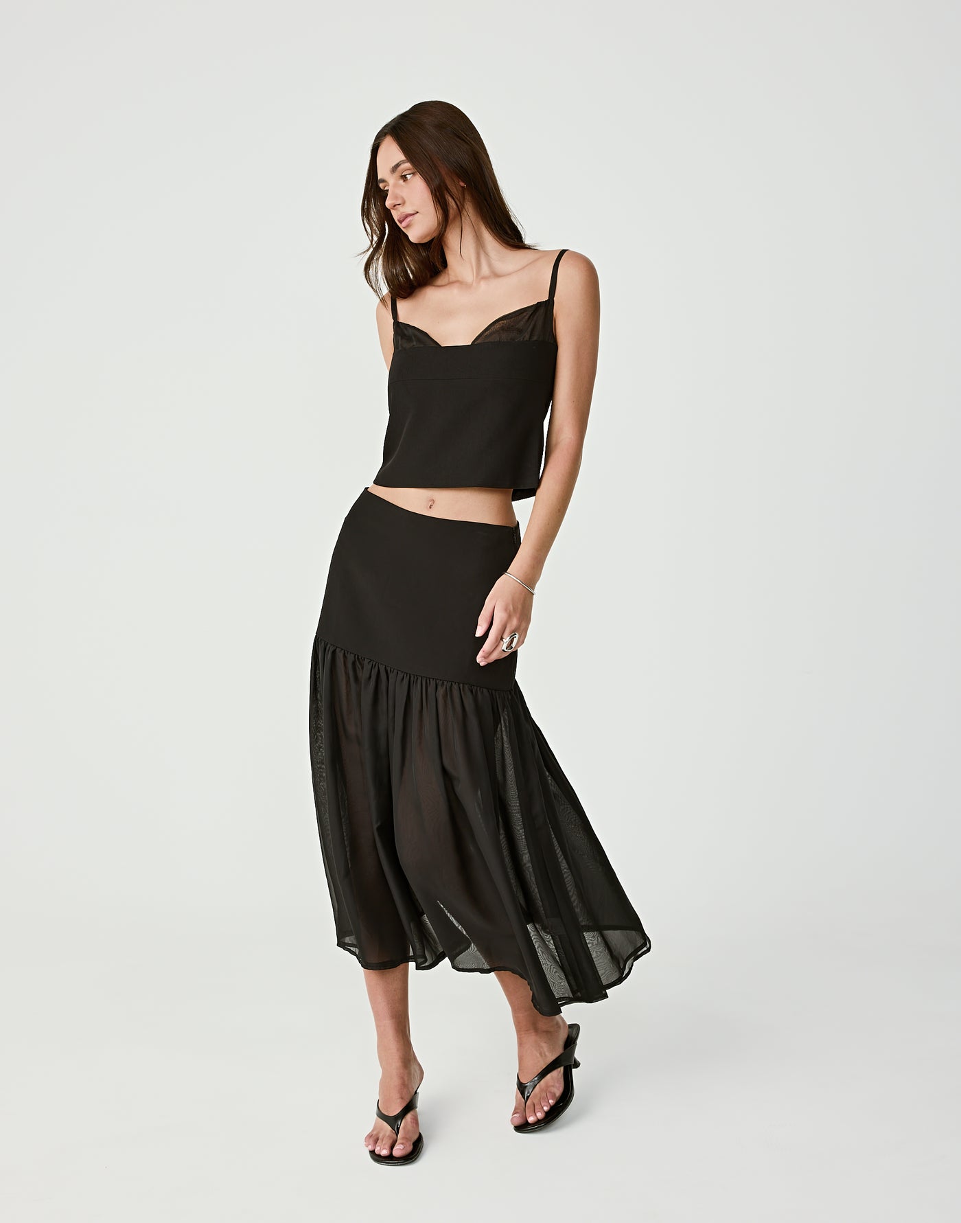  - Women's Skirt - Charcoal Clothing