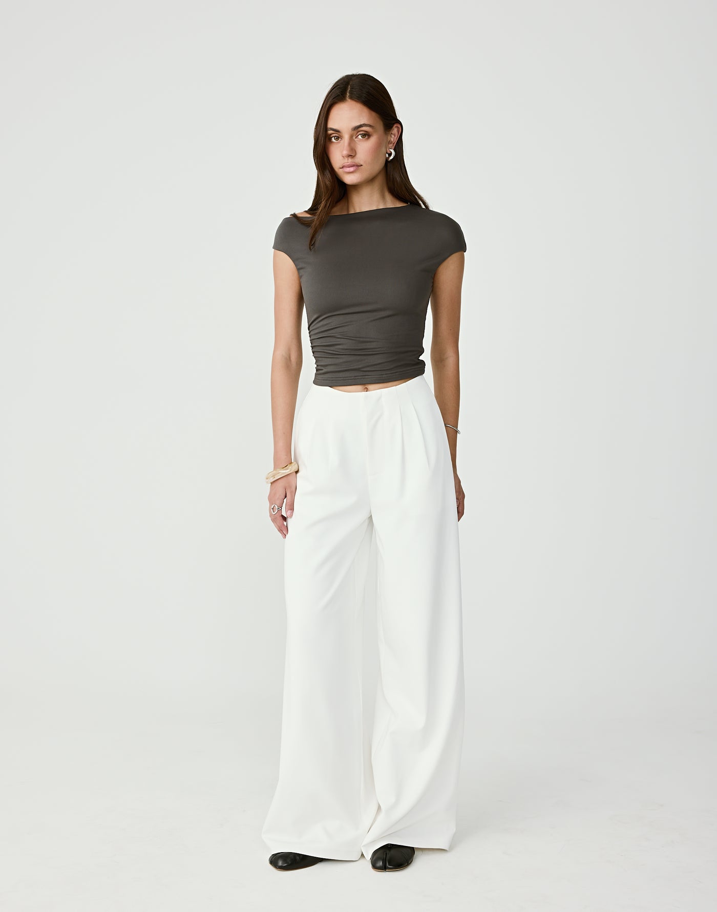  - Women's Top - Charcoal Clothing