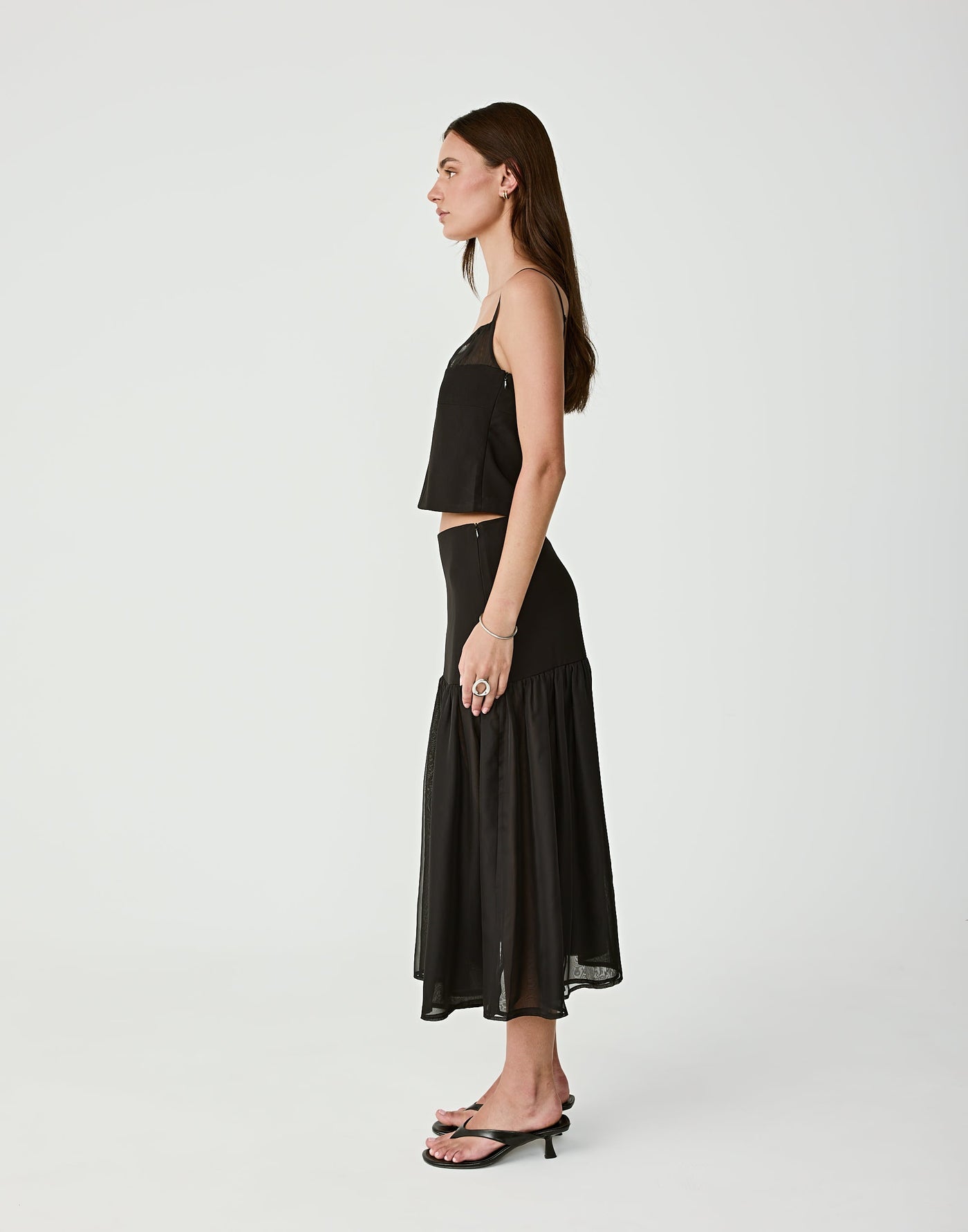  - Women's Skirt - Charcoal Clothing