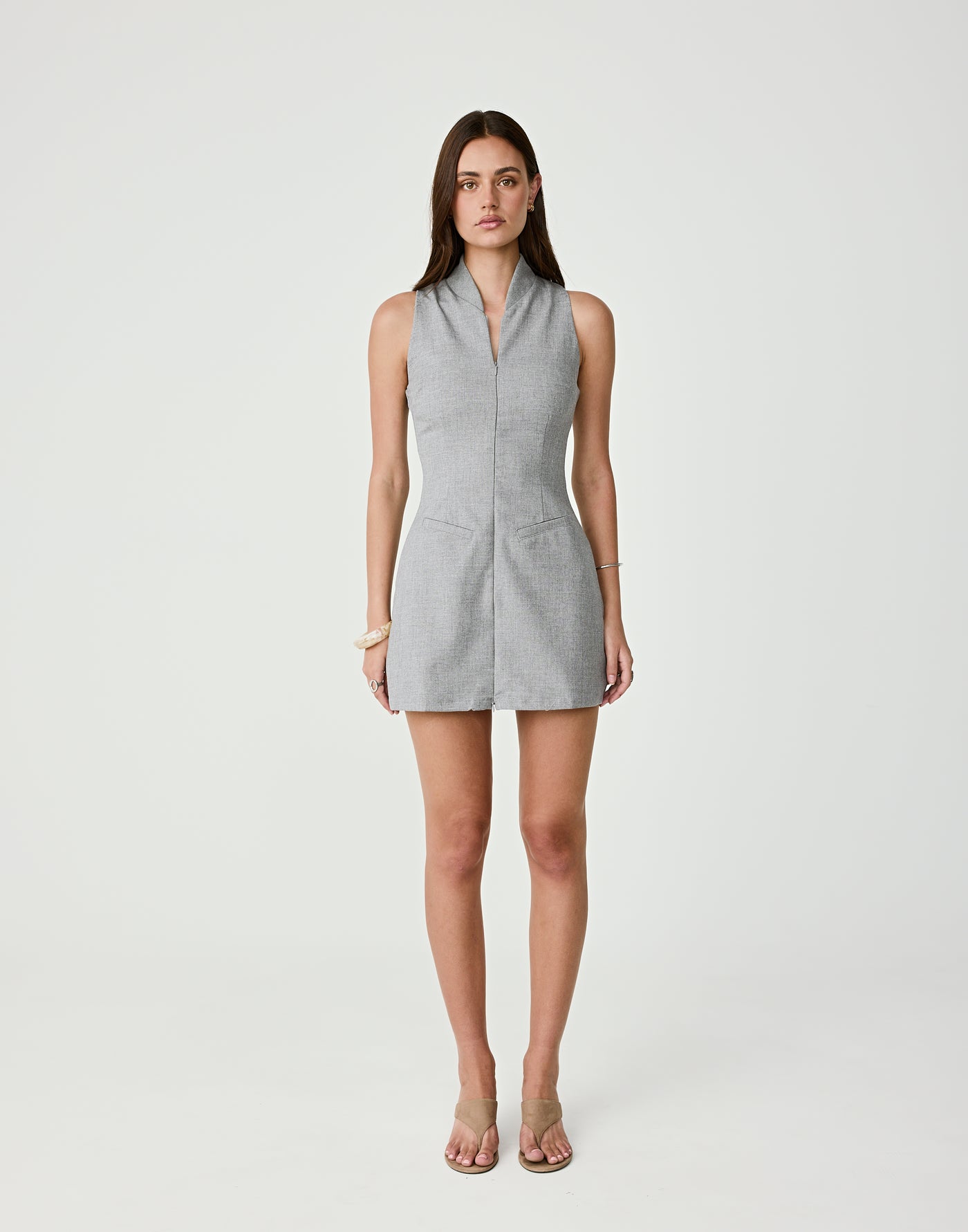  - Women's Dress - Charcoal Clothing