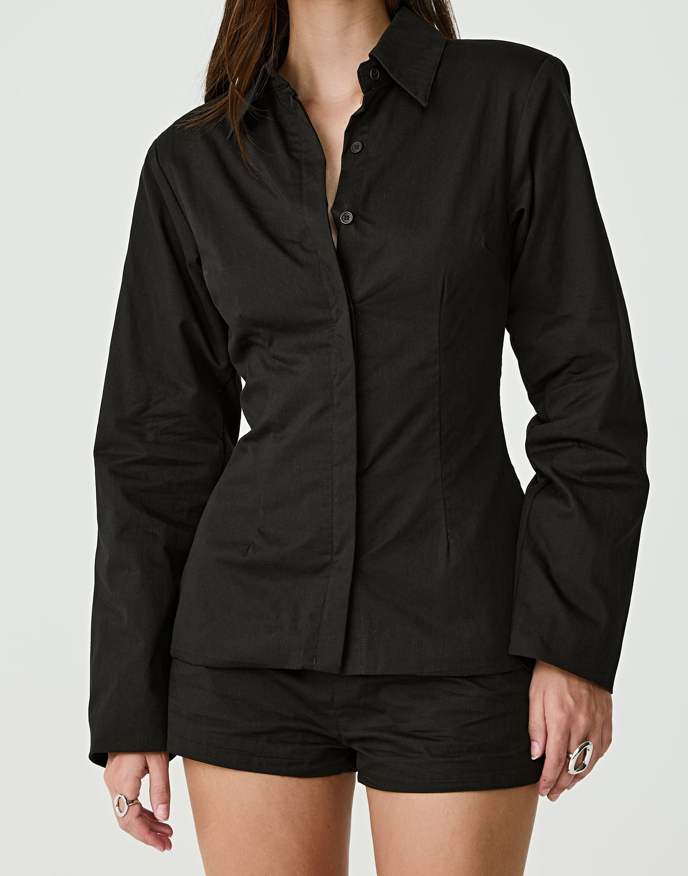  - Women's Shorts - Charcoal Clothing