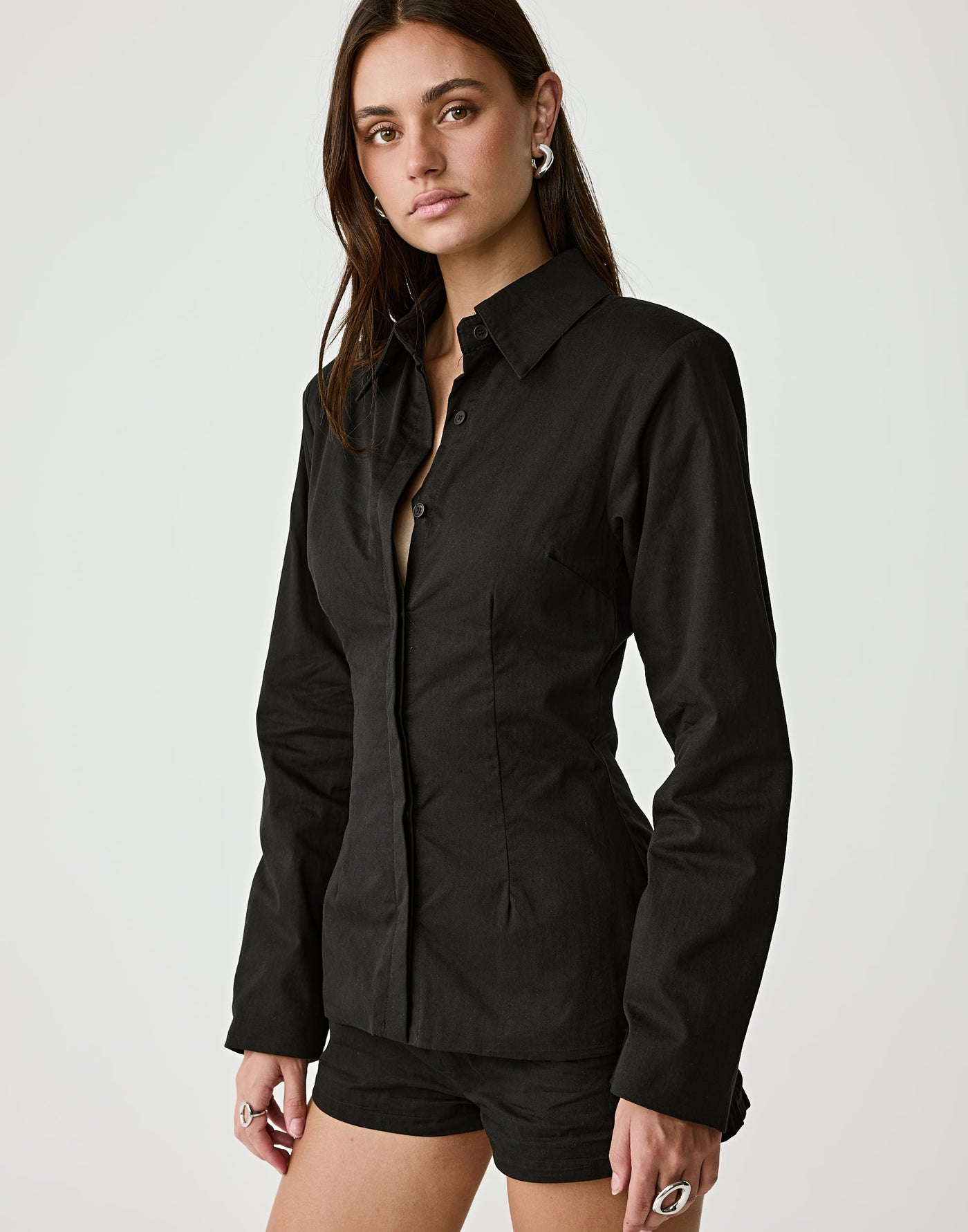  - Women's Shorts - Charcoal Clothing