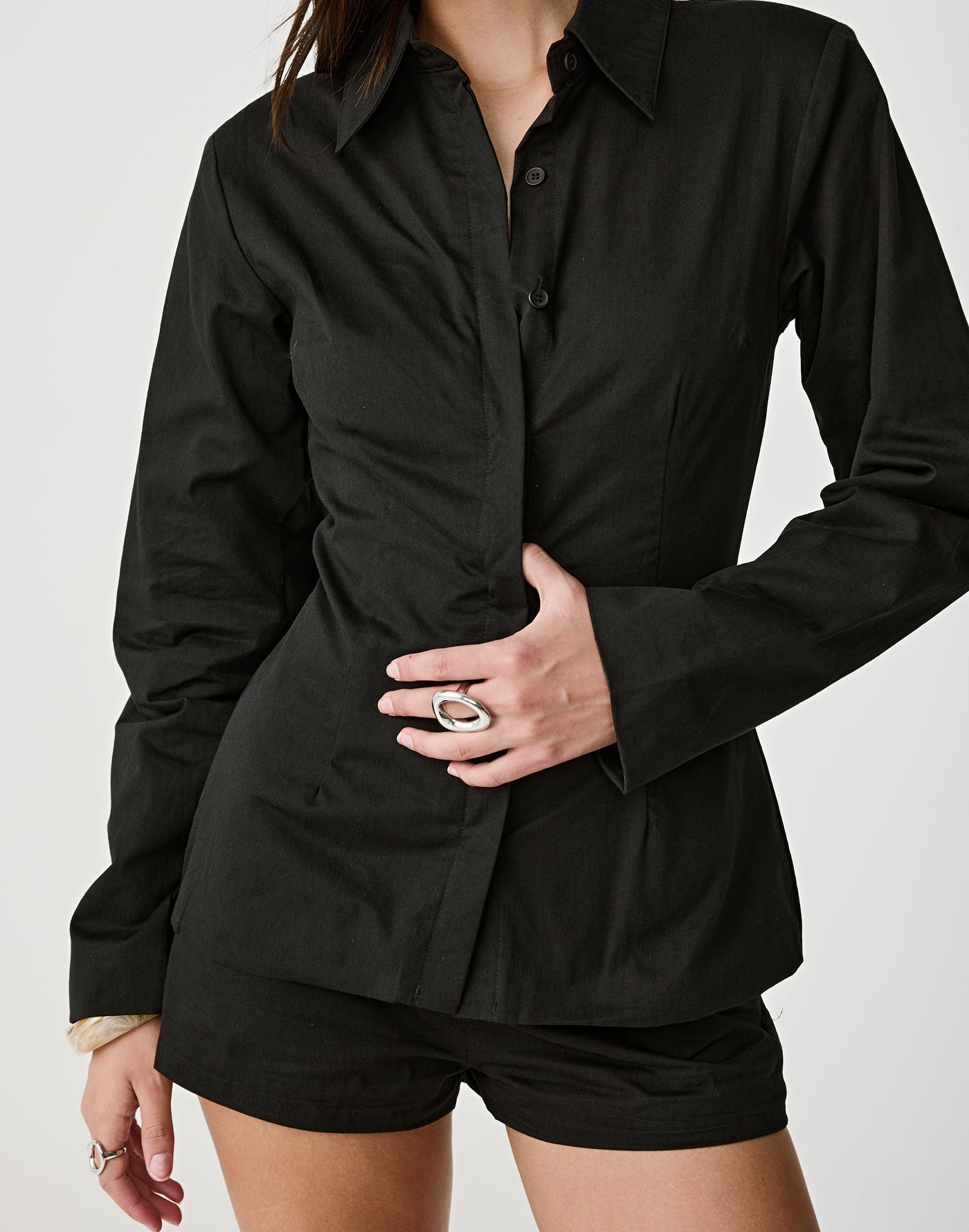  - Women's Shorts - Charcoal Clothing