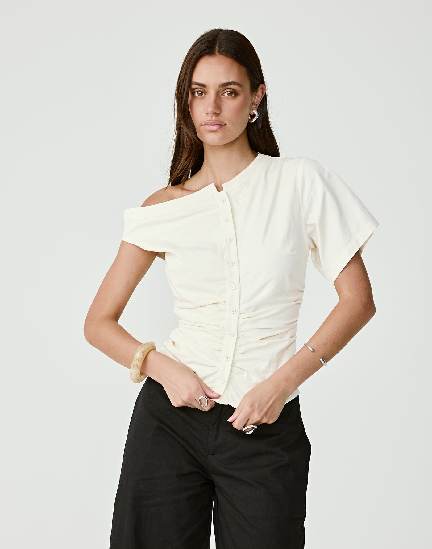  - Women's Top - Charcoal Clothing