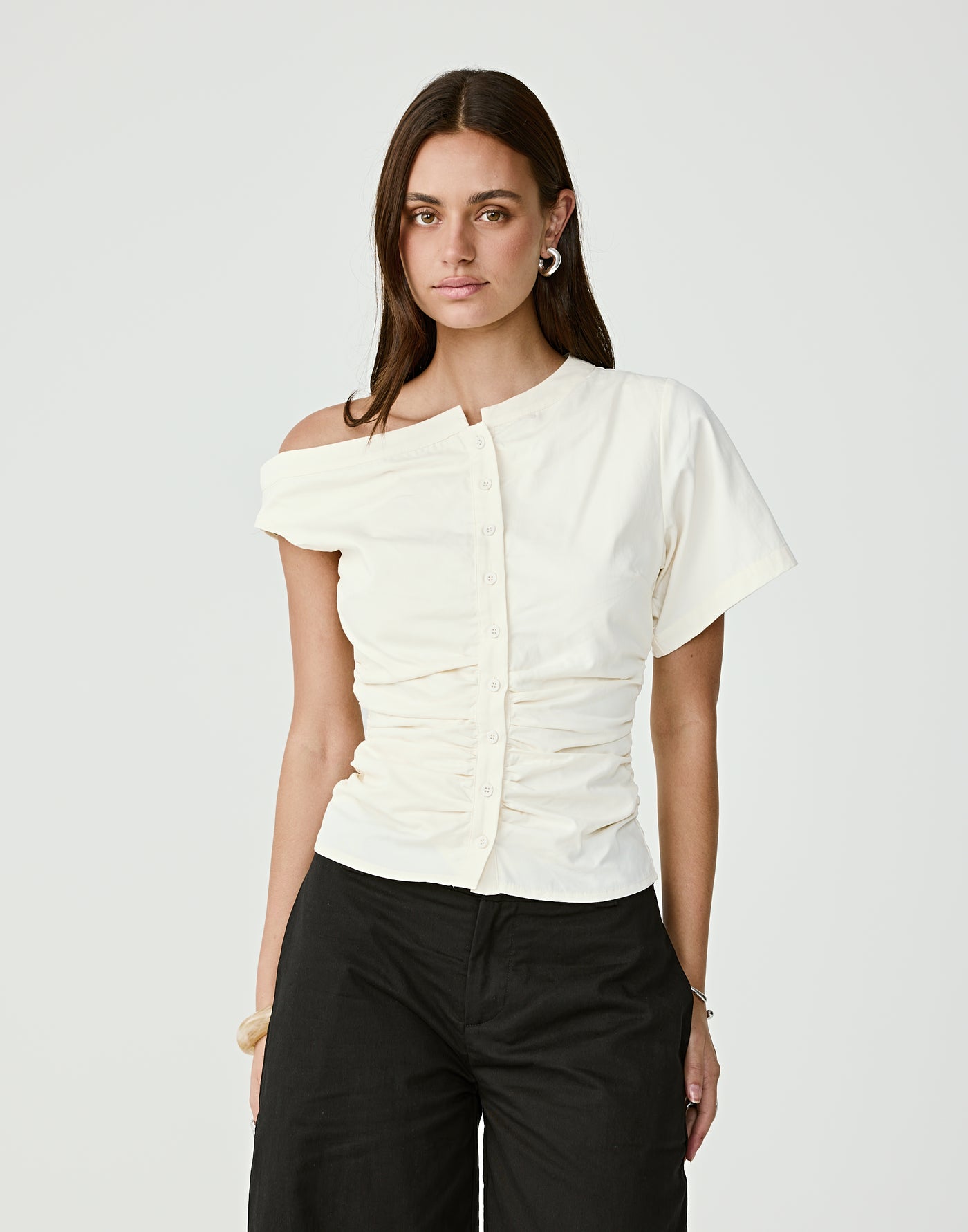  - Women's Top - Charcoal Clothing