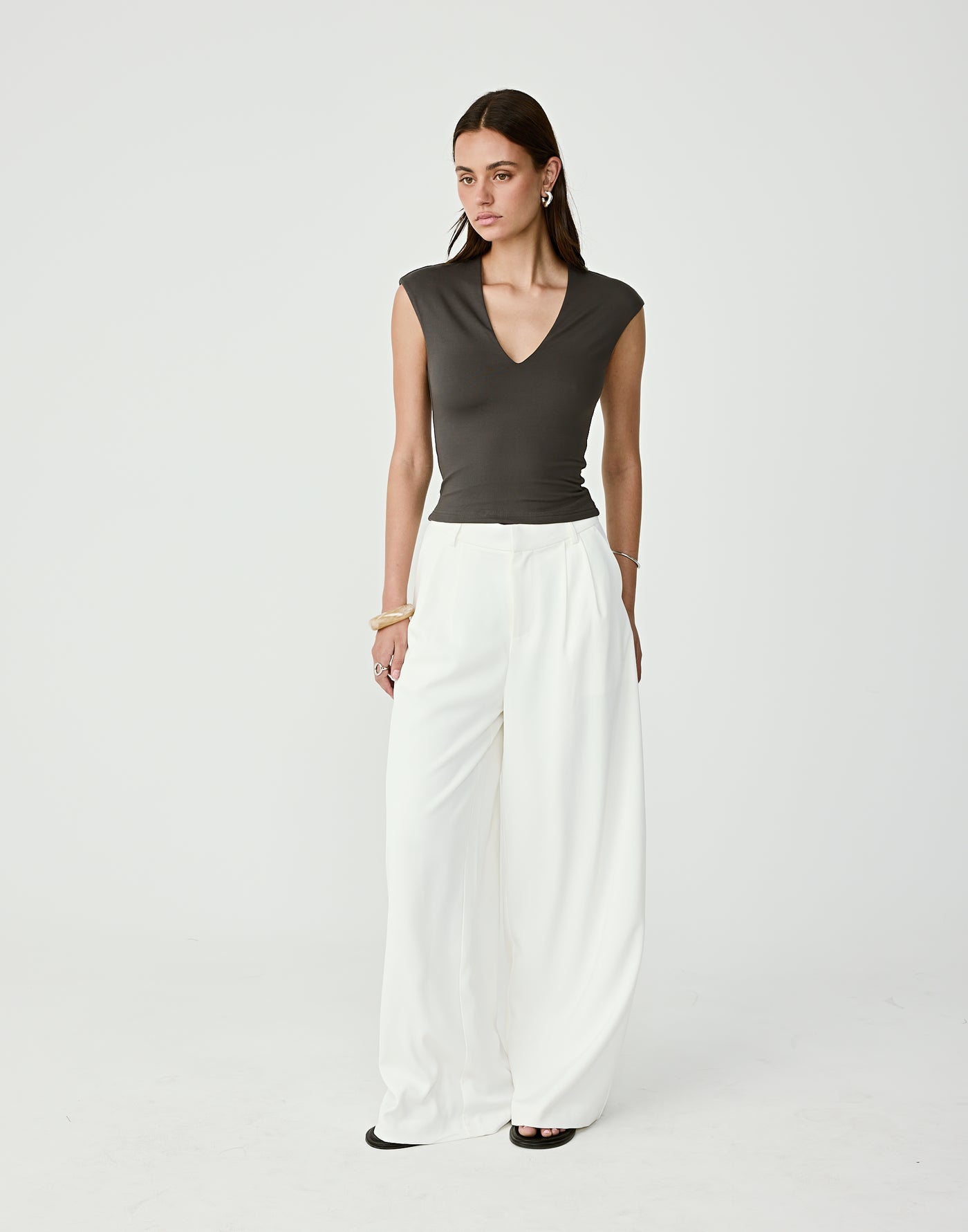  - Women's Top - Charcoal Clothing