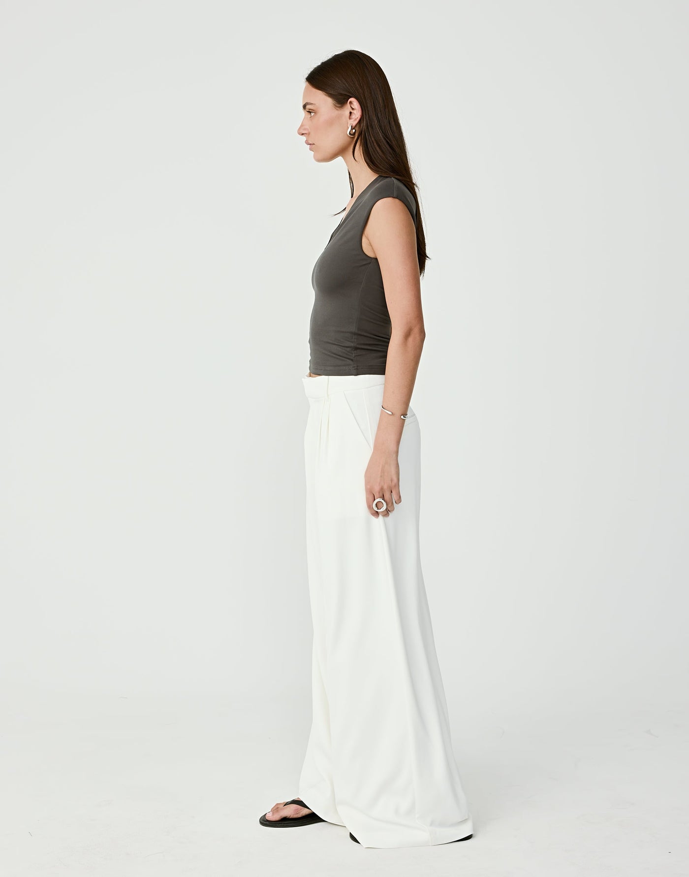  - Women's Top - Charcoal Clothing