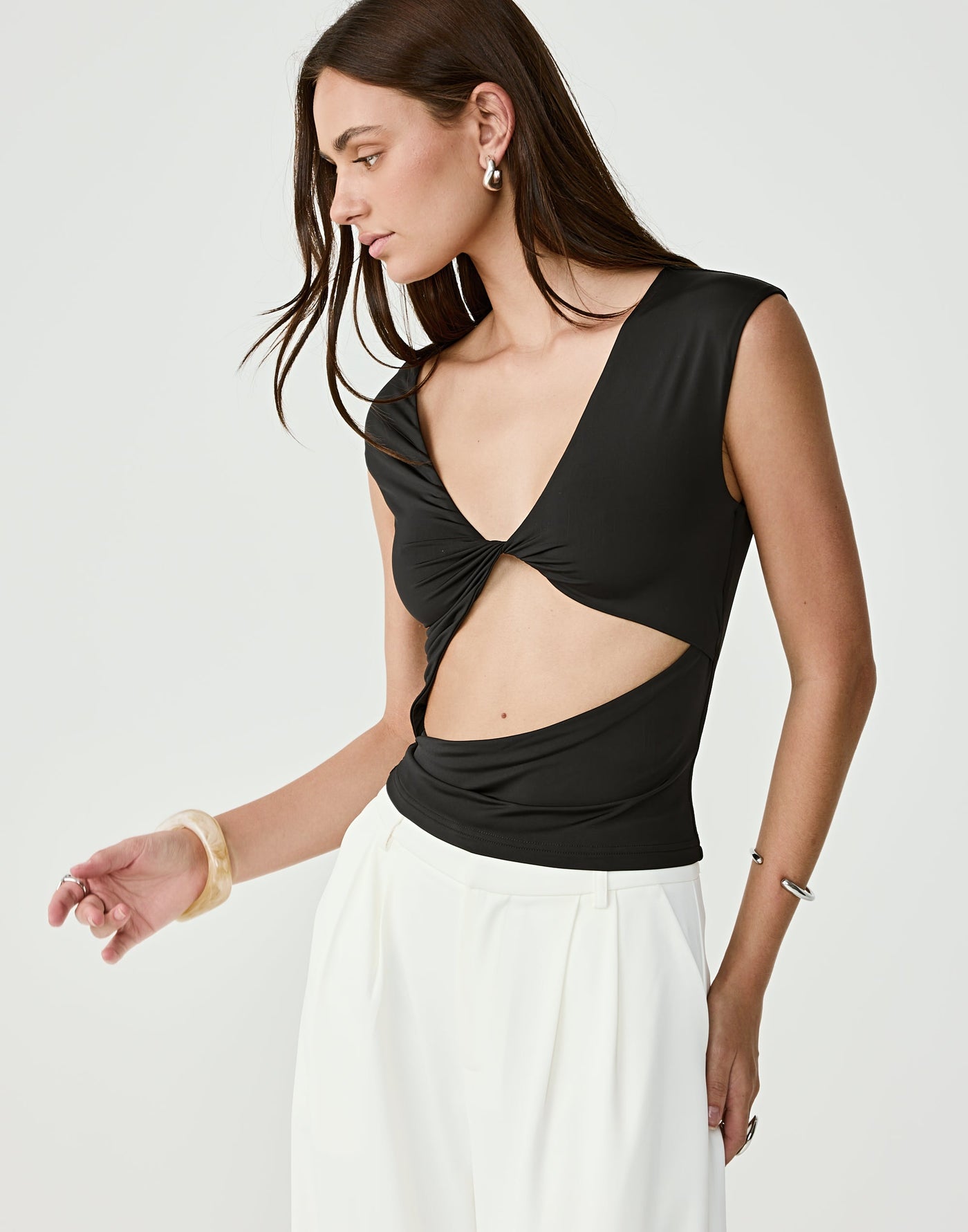  - Women's Top - Charcoal Clothing