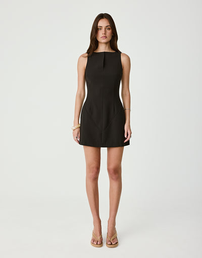  - Women's Dress - Charcoal Clothing