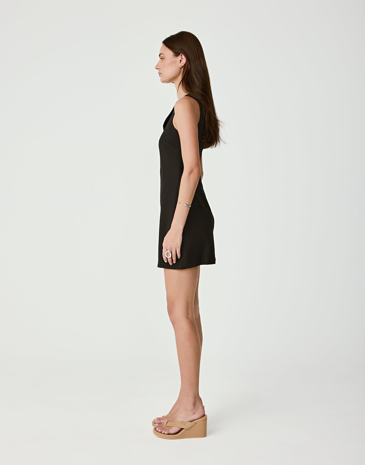  - Women's Dress - Charcoal Clothing