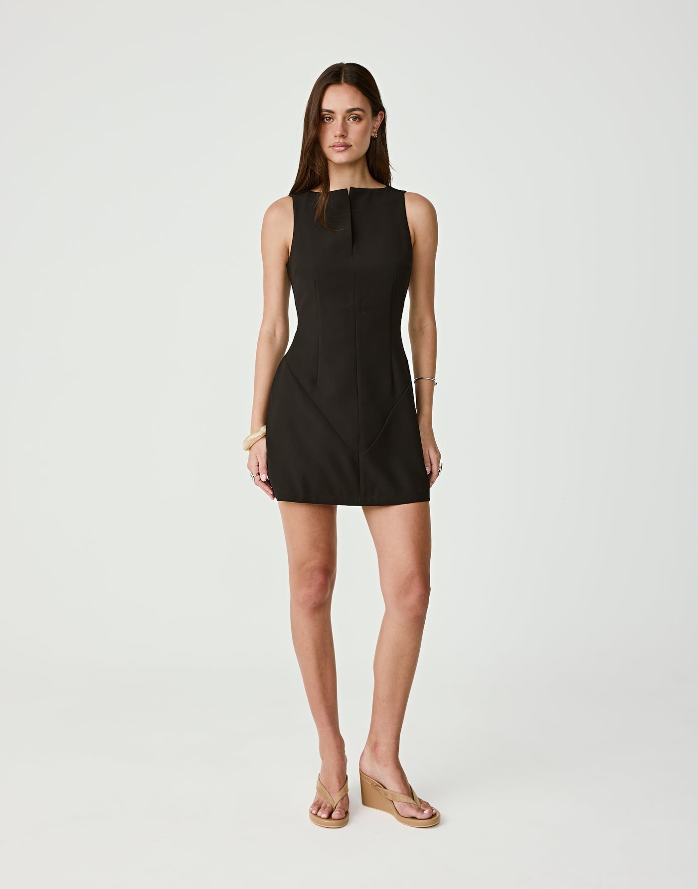  - Women's Dress - Charcoal Clothing