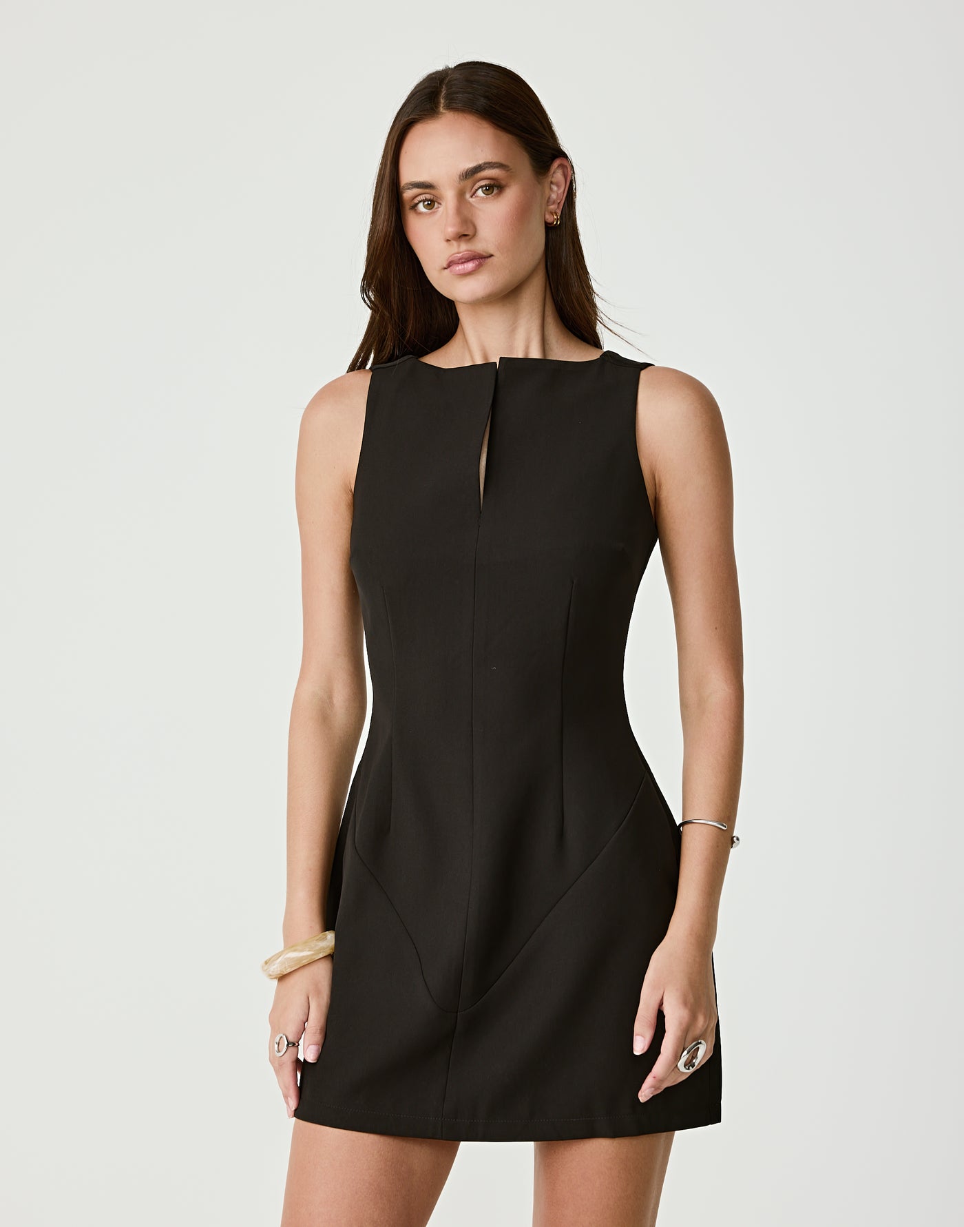  - Women's Dress - Charcoal Clothing