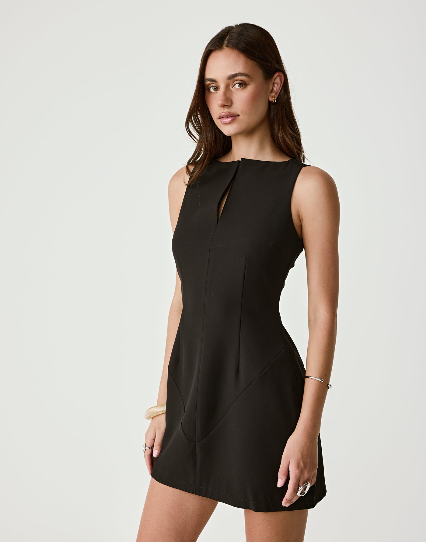  - Women's Dress - Charcoal Clothing
