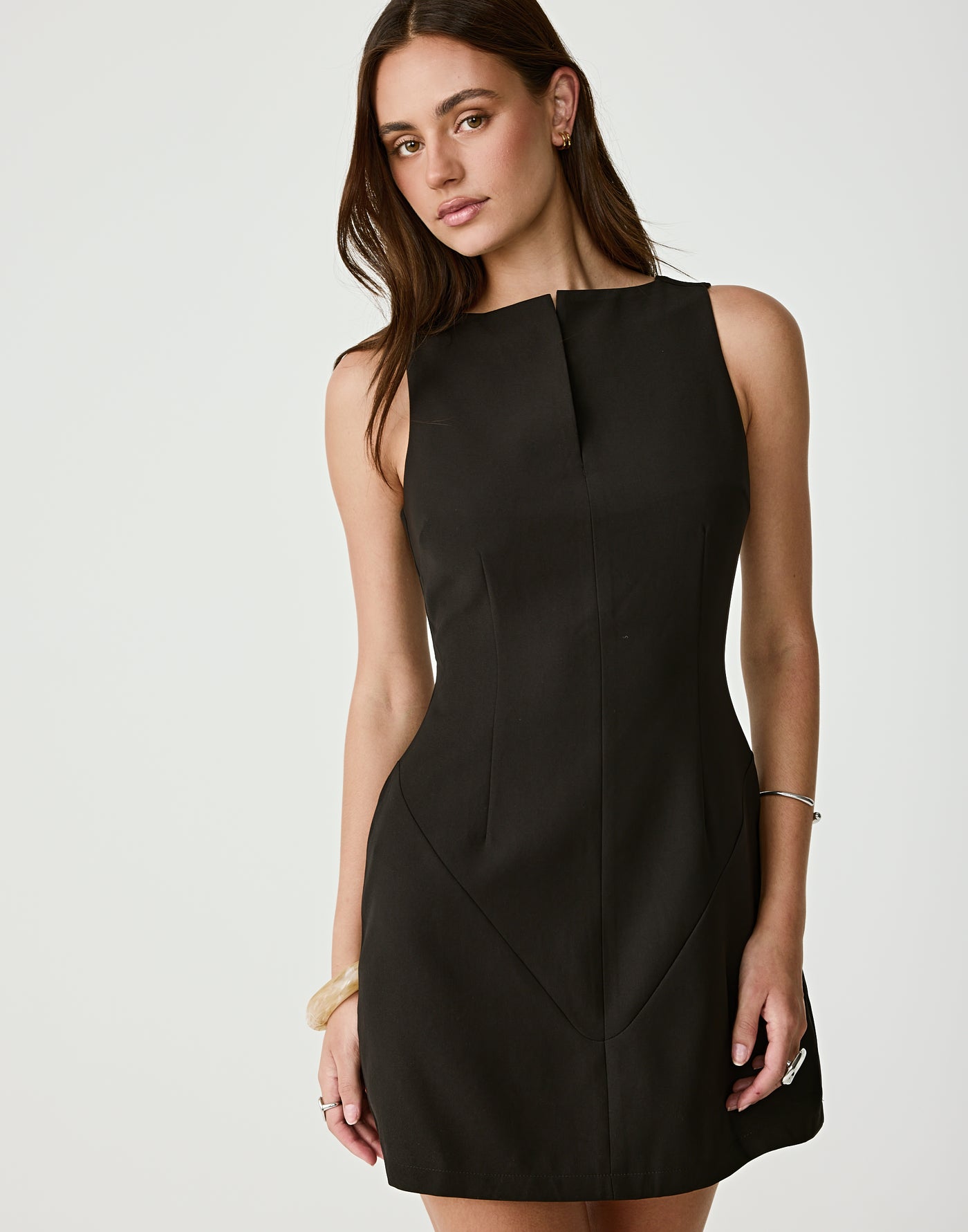  - Women's Dress - Charcoal Clothing