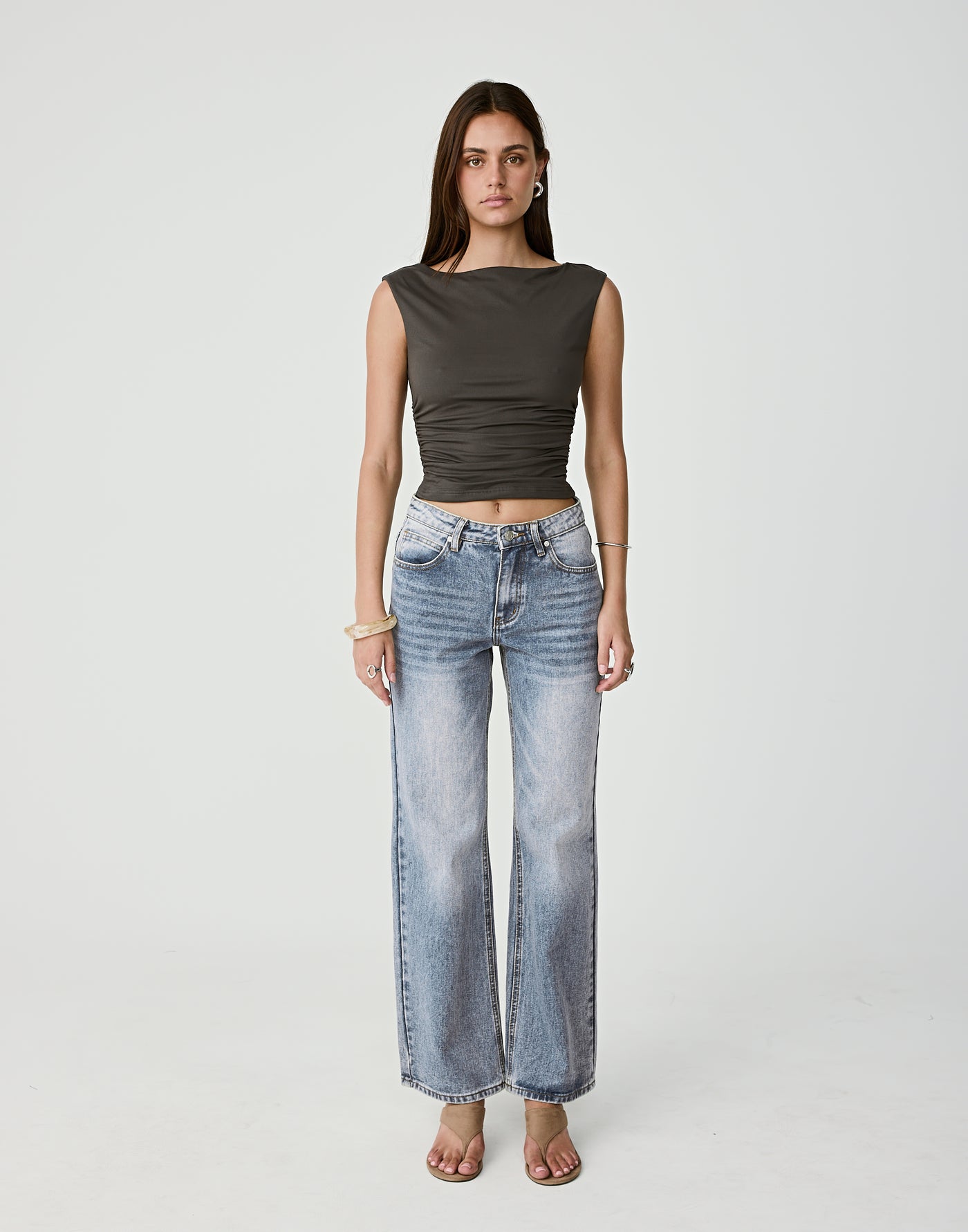  - Women's Top - Charcoal Clothing